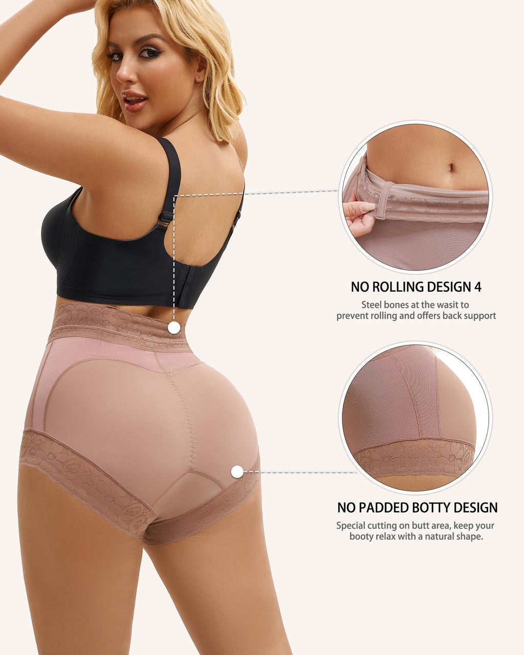 Fajas Colombianas Shorts Shapewear Tummy Control Body Shaper for Women Curvy Faja Shorts Compression Garments