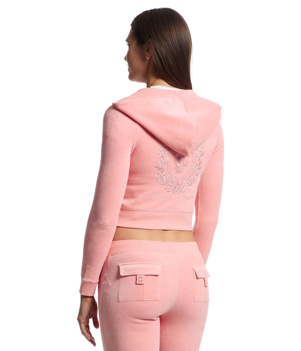 Juicy Couture Women's Heritage Cropped Track Jacket