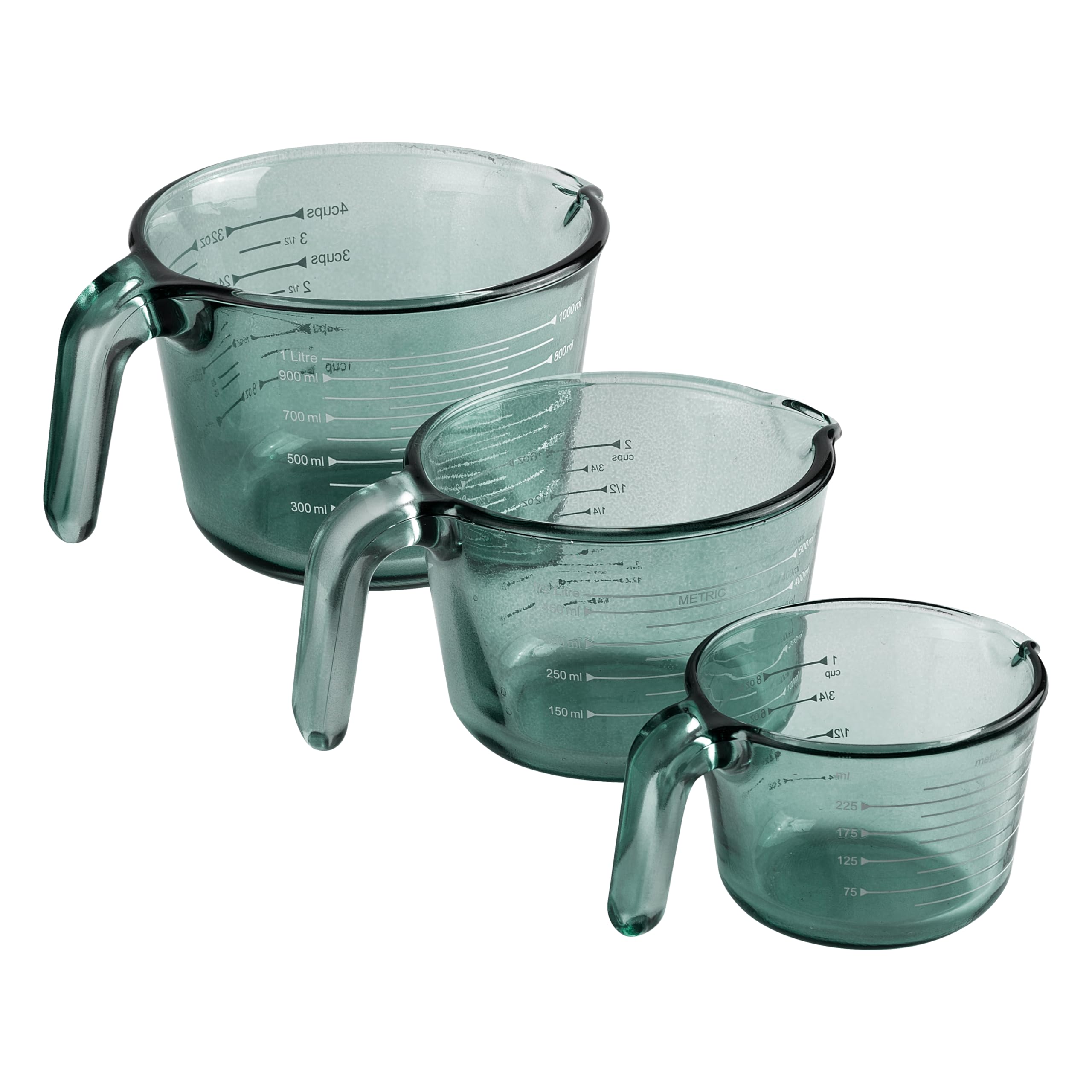 Glass Measuring Cups - Ideal for Cooking and Baking