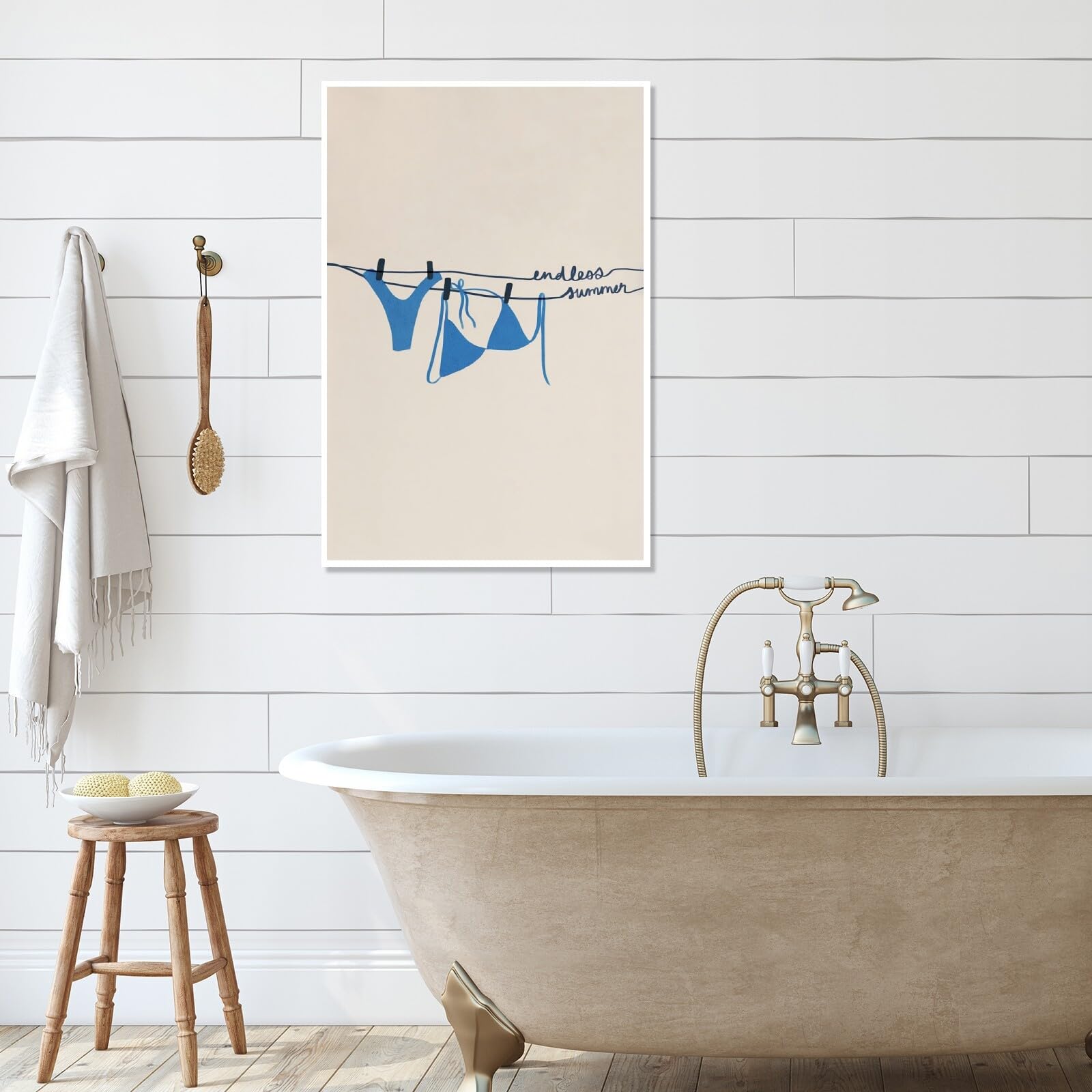 Ocean Inspired Aesthetic Print Coquette Wall Art Fun and Cute Decor