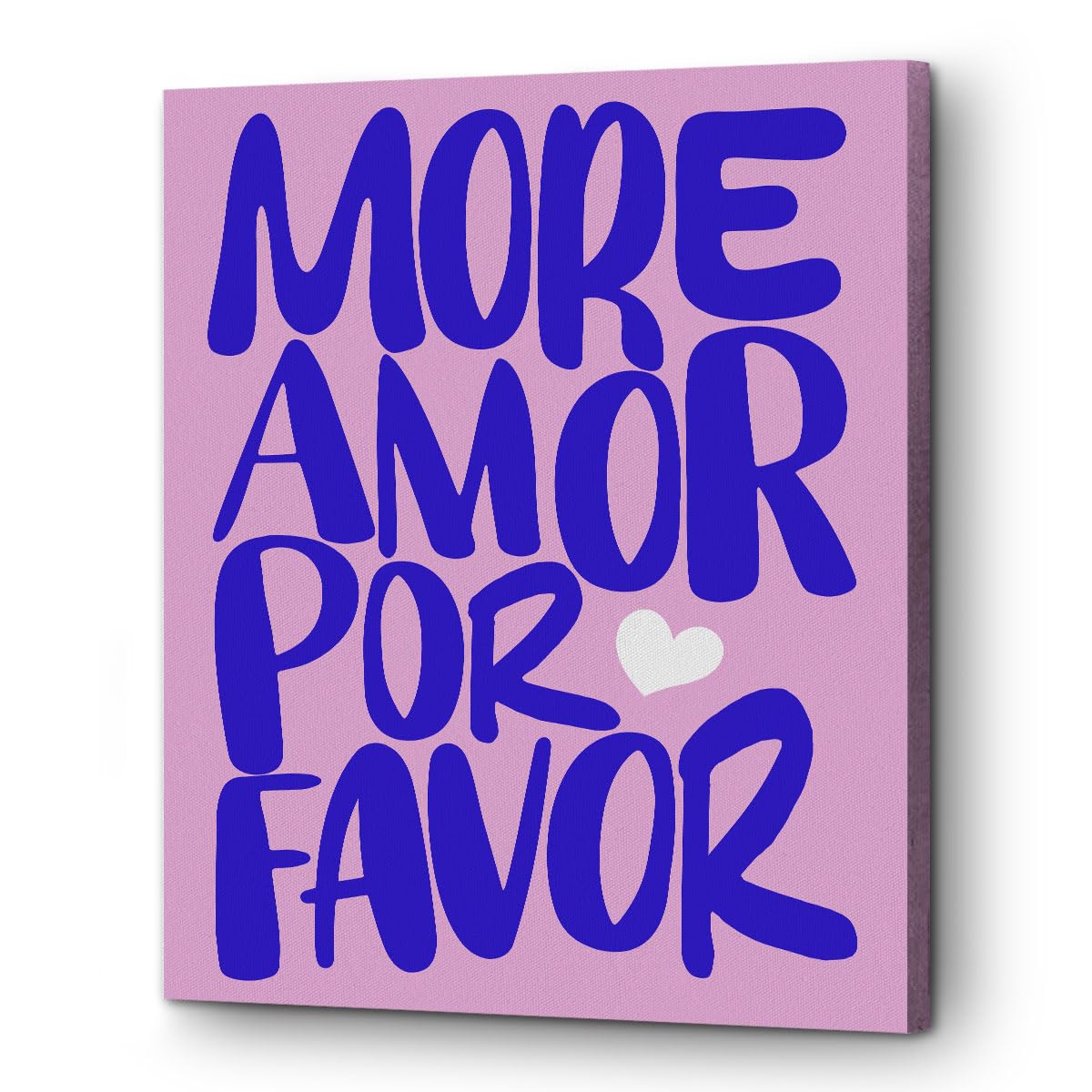 Love Quote Framed Preppy Canvas Wall Art Aesthetic Poster