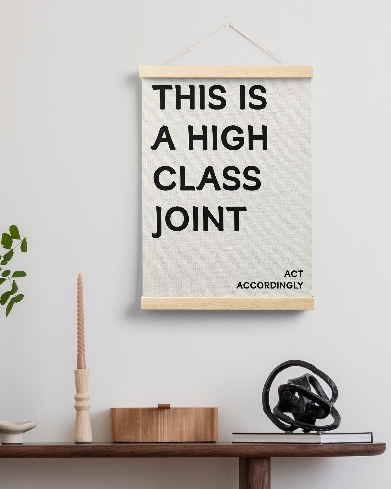 Trendy Preppy Poster Hanger Frame, Aesthetic Wall Art Decor