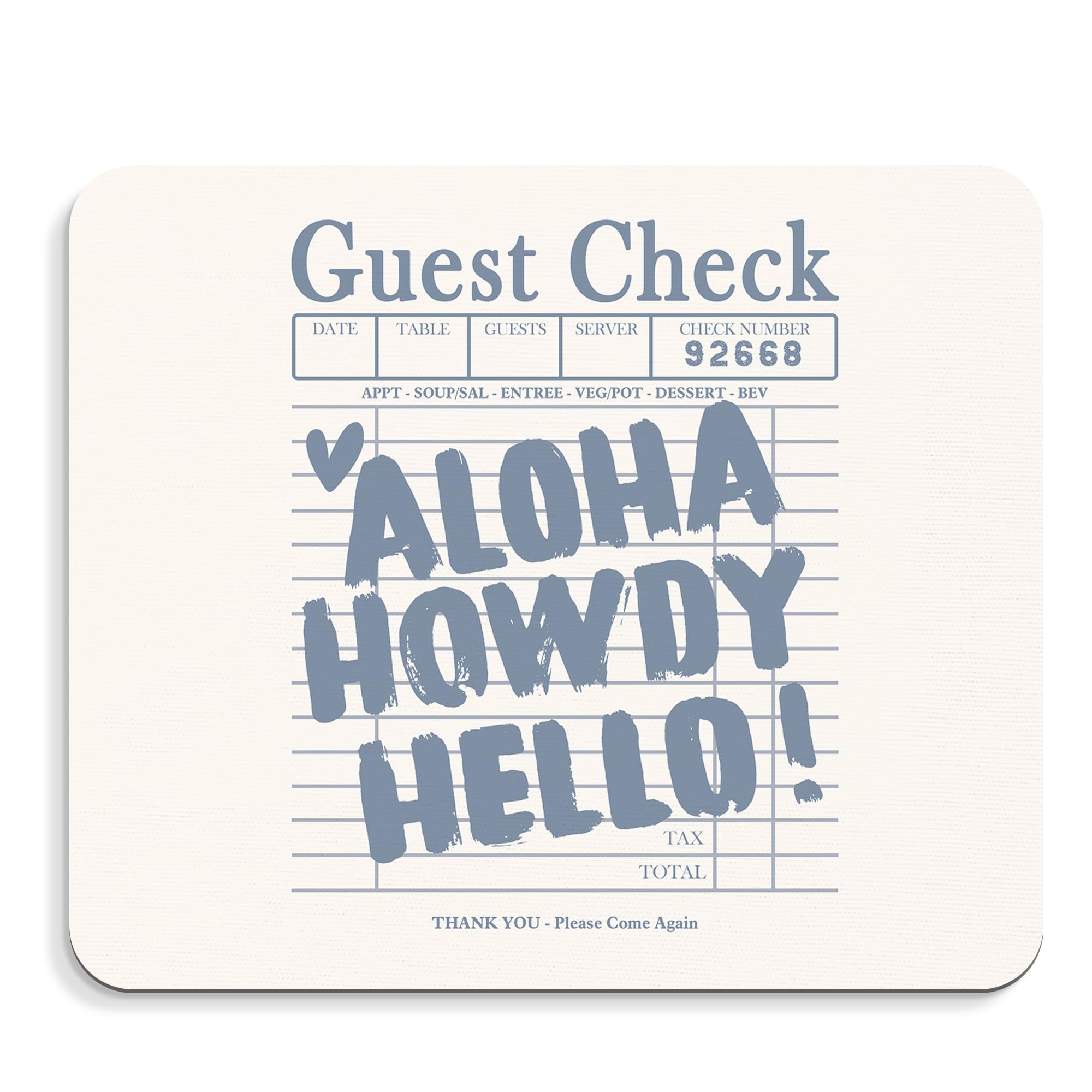 Coquette Mouse Pad, 9.5x8 Inches