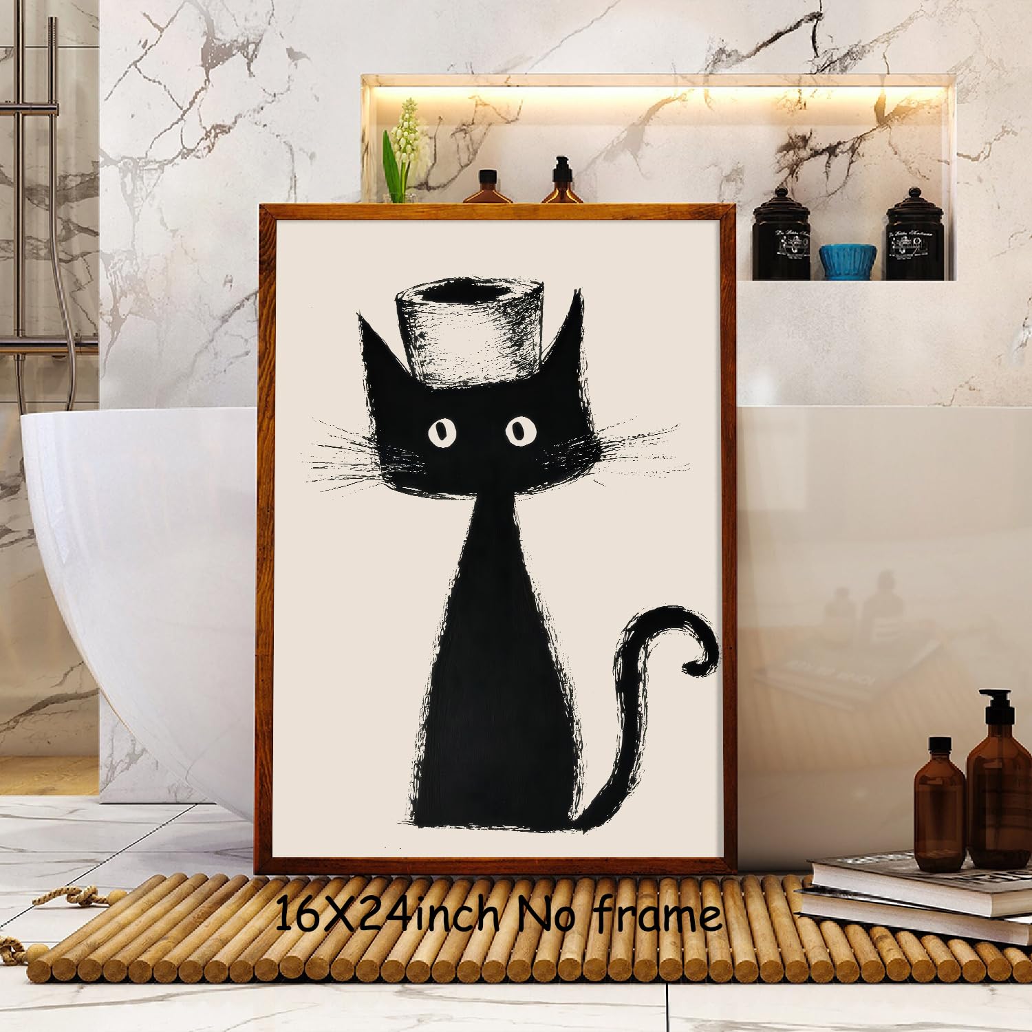 Wall Aesthetic Art - Animal Pictures Wall Decor Trendy Animal Art 16x24in Unframed