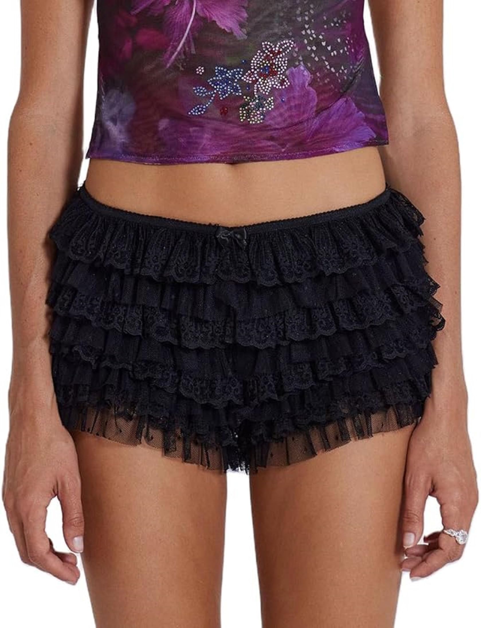 Women's Lolita Bloomers â€?Cute Ruffle Lace Pumpkin Shorts & Y2K Pettipants