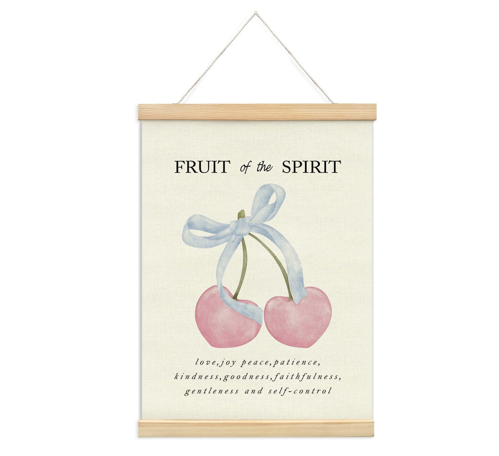 Trendy Bows Pink Coquette Scripture Wall Art Poster Hanger Frame, Christian Bible Verses Posters Wall Art Decor