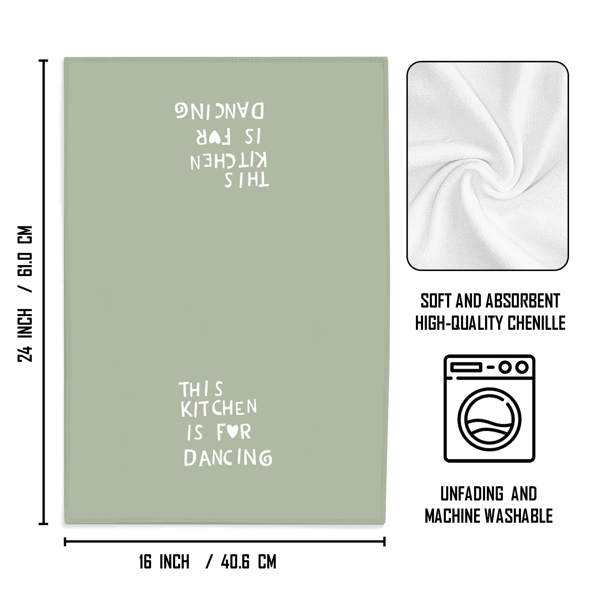 Decorative Cute Kitchen Towels, 16×24 Inches