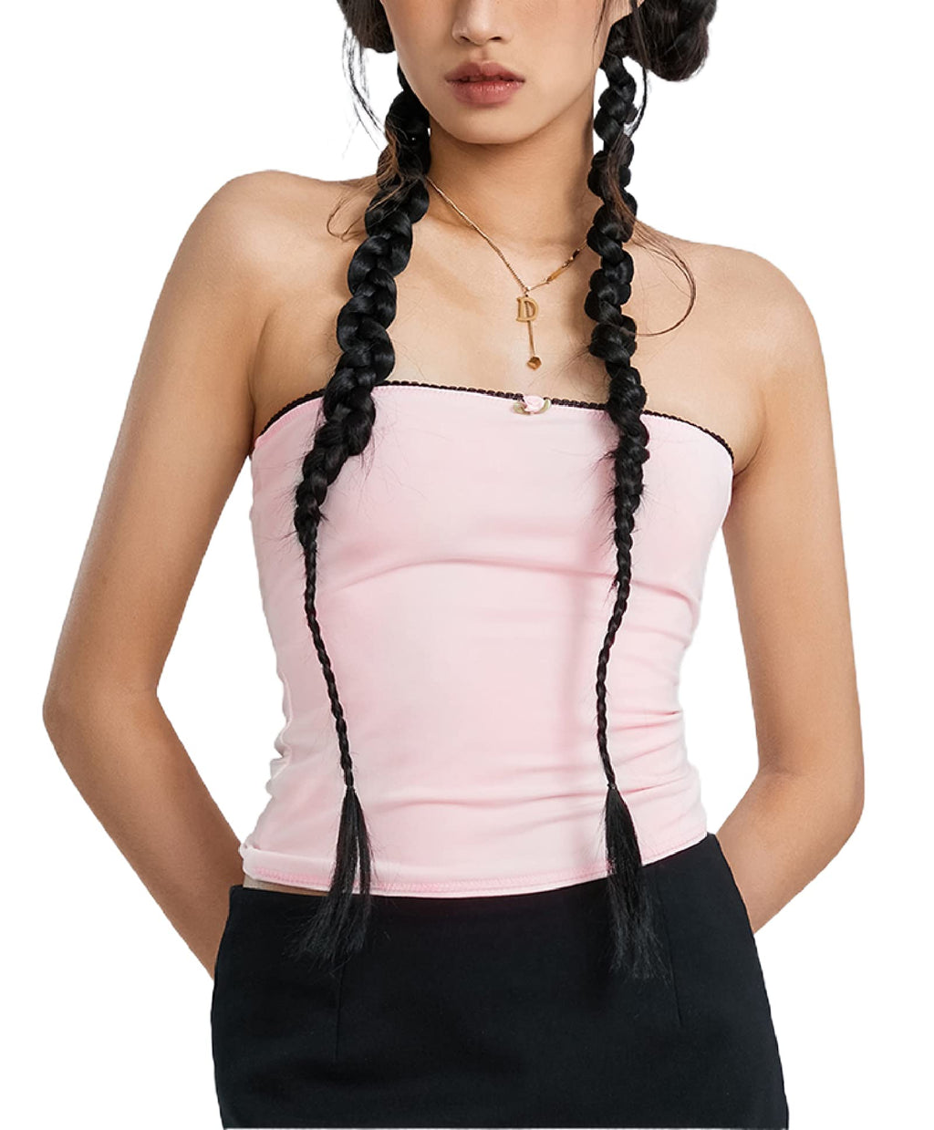 Women Y2k Lace Frill Camisole Sexy Spaghetti Strap Low Cut Tank Crop Top Aesthetic Fairycore Cami Shirt Streetwear