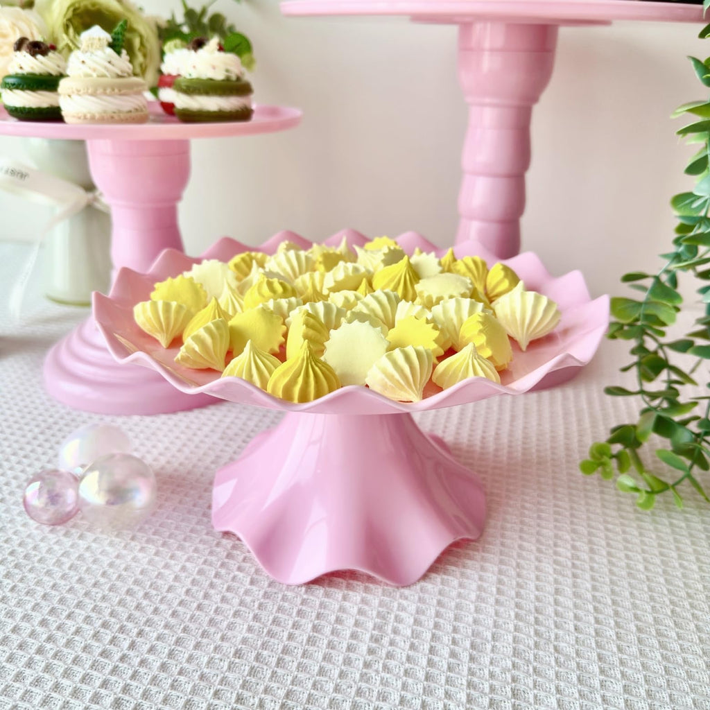 Cake Stand Set, Laced Cake Stand, Mini Cupdake Holder 3 Pcs