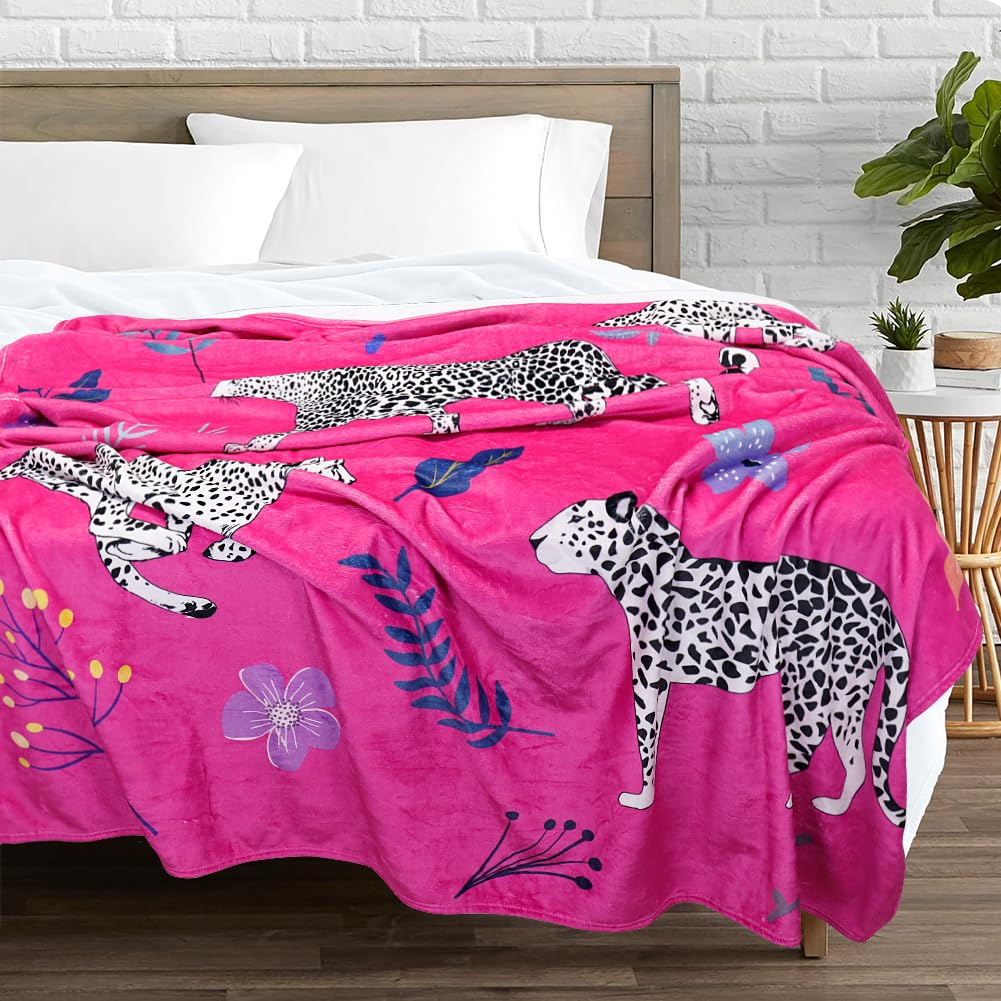 Super Soft Cozy Throw Blanket Flannel Fleece Lightweight Fuzzy Comfy Blankets for Couch Sofa Bed