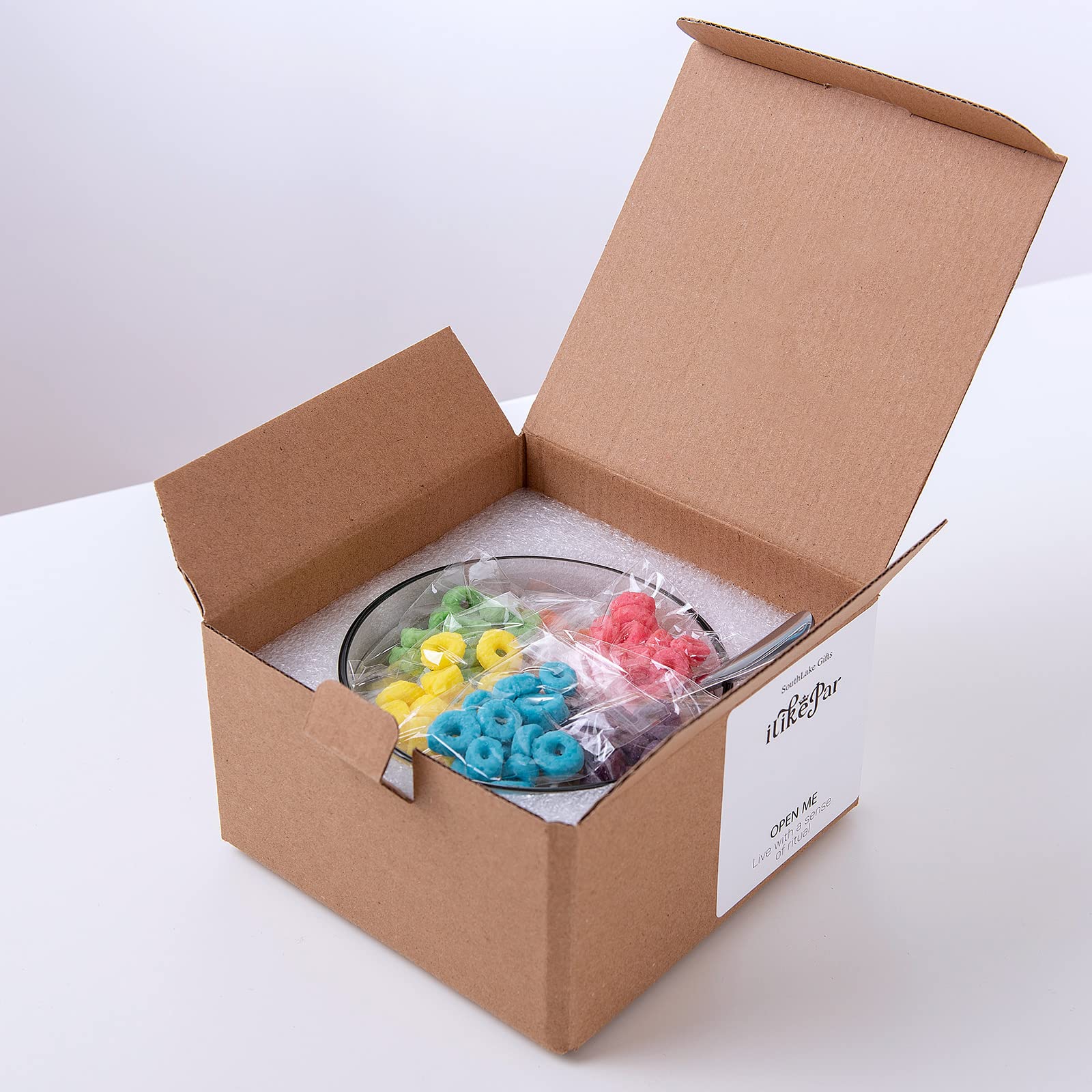 Cereal Bowl with Metal Spoon Scented Soy Candle