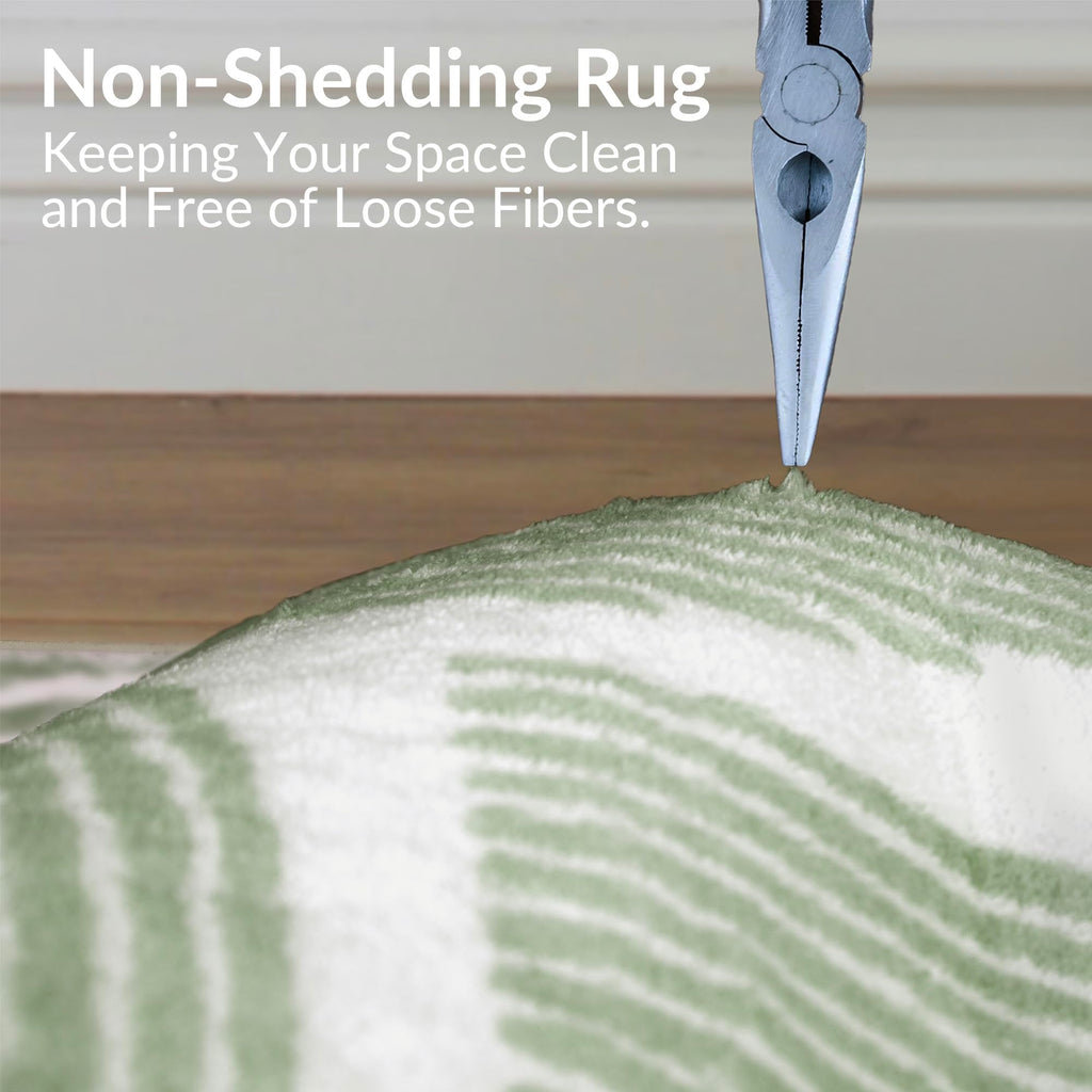 Zen Garden Area Rug - Ultra Soft Area Rug, Non Slip, Stain Resistant Living Room Rug, Washable Area Rugs for Living Room, Rugs for Bedroom