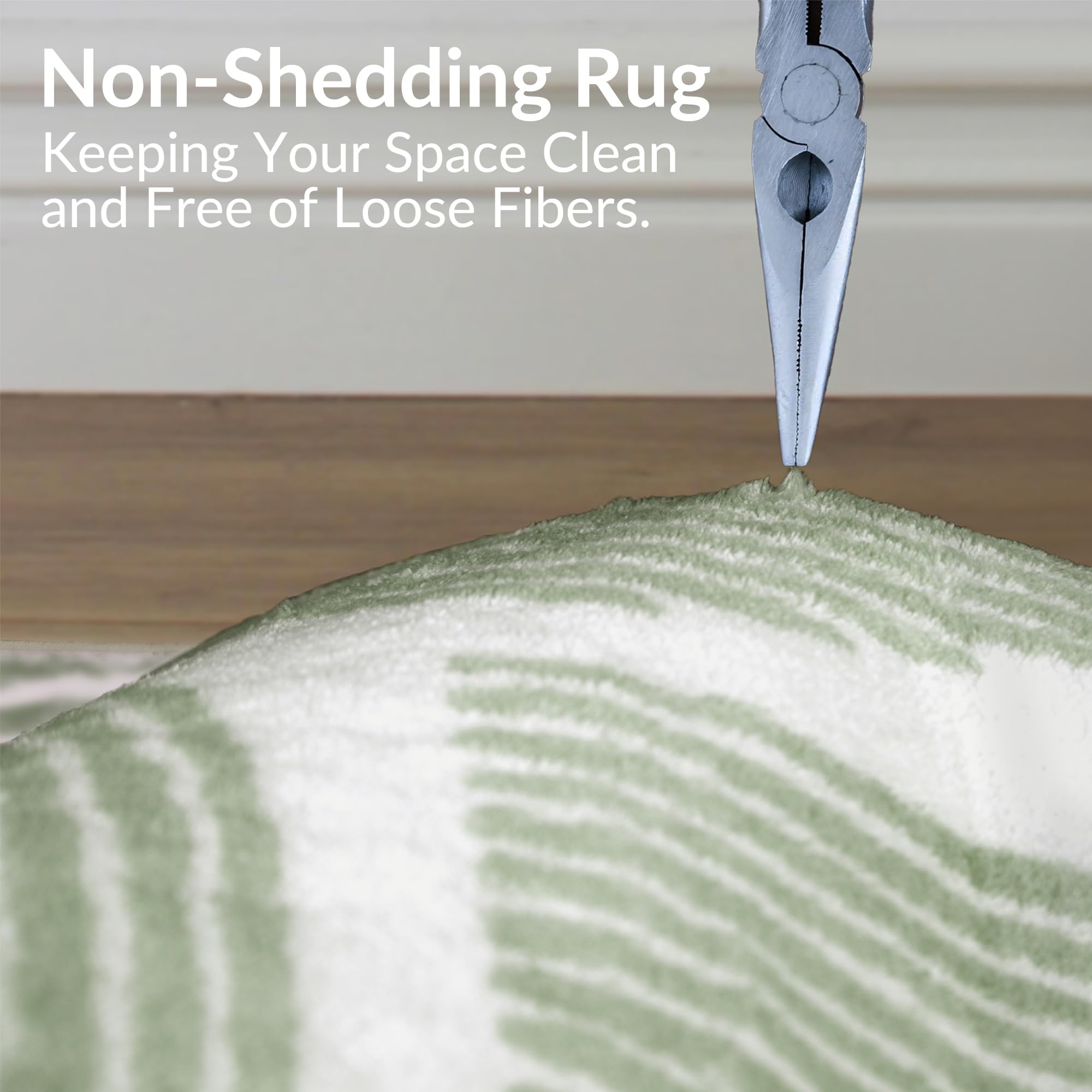 Zen Garden Area Rug - Ultra Soft Area Rug, Non Slip, Stain Resistant Living Room Rug, Washable Area Rugs for Living Room, Rugs for Bedroom