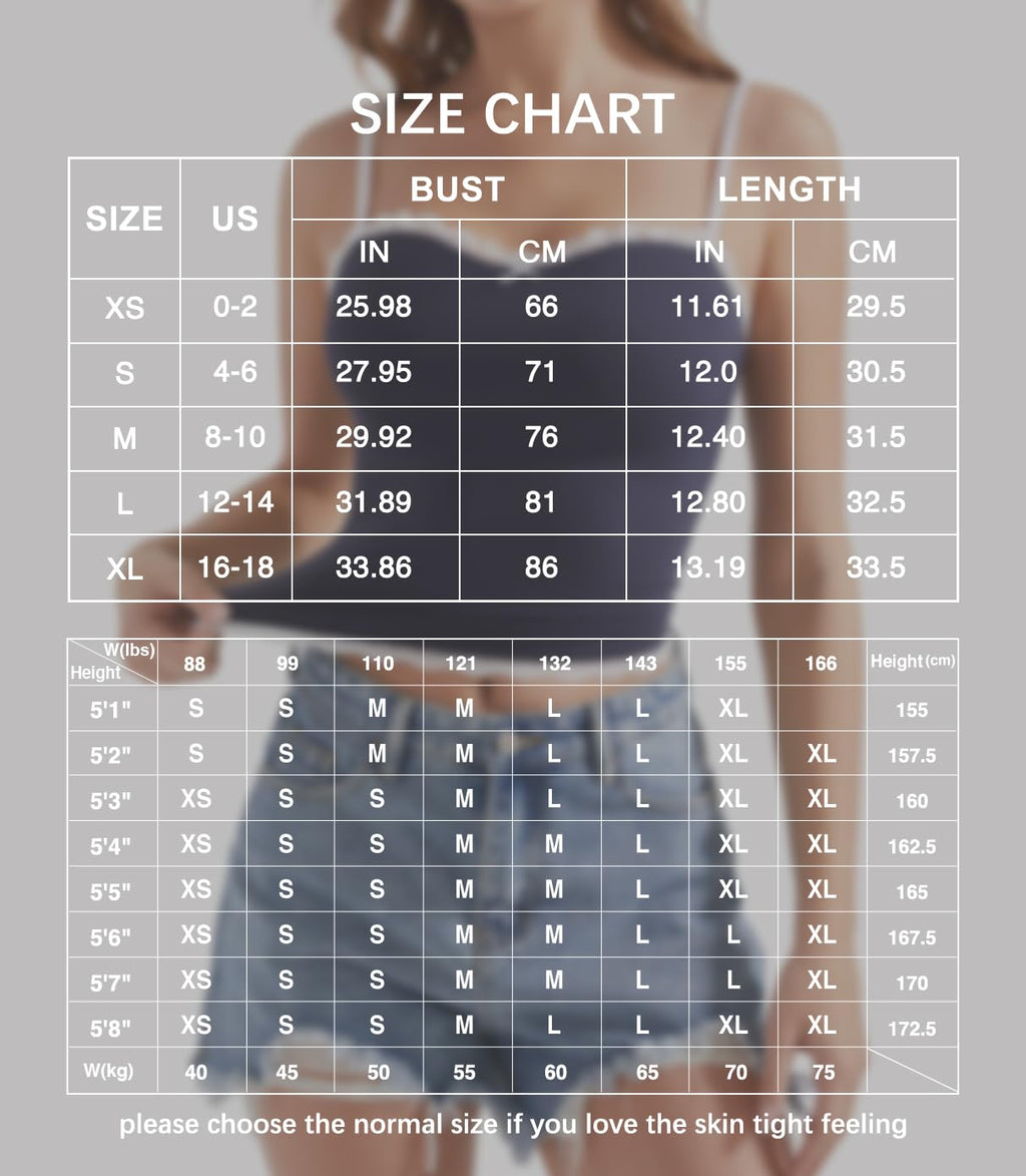 Lace Tank Tops for Women Sexy Double Lined Y2K Going Out Basic Cami Shirt