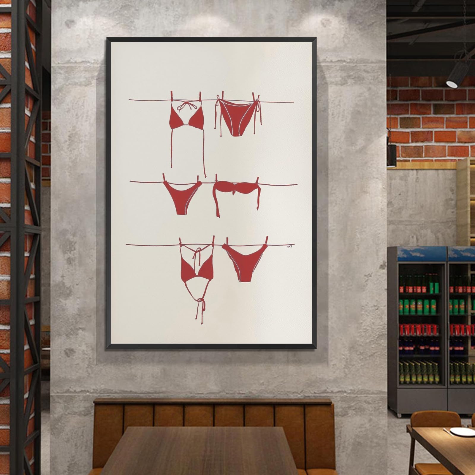 Ocean Inspired Aesthetic Print Coquette Wall Art Fun and Cute Decor