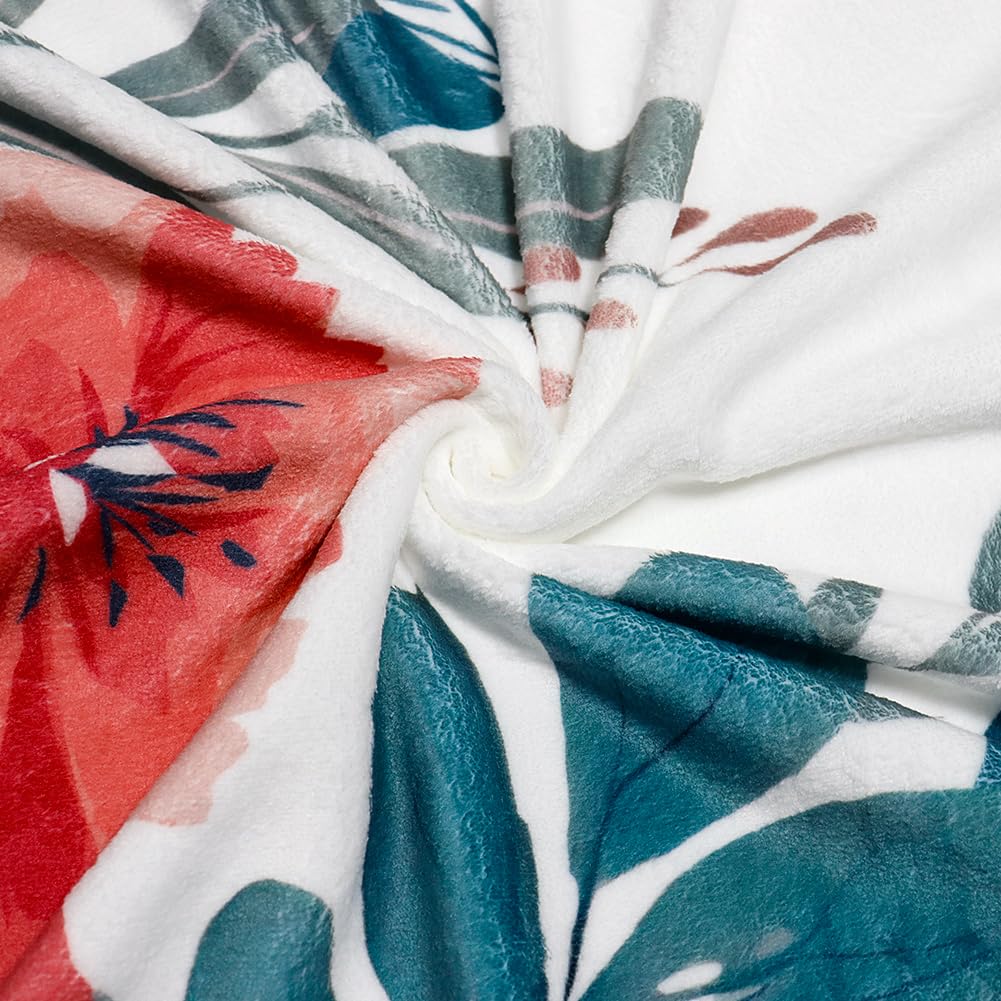 Super Soft Cozy Throw Blanket Flannel Fleece Lightweight Fuzzy Comfy Blankets for Couch Sofa Bed