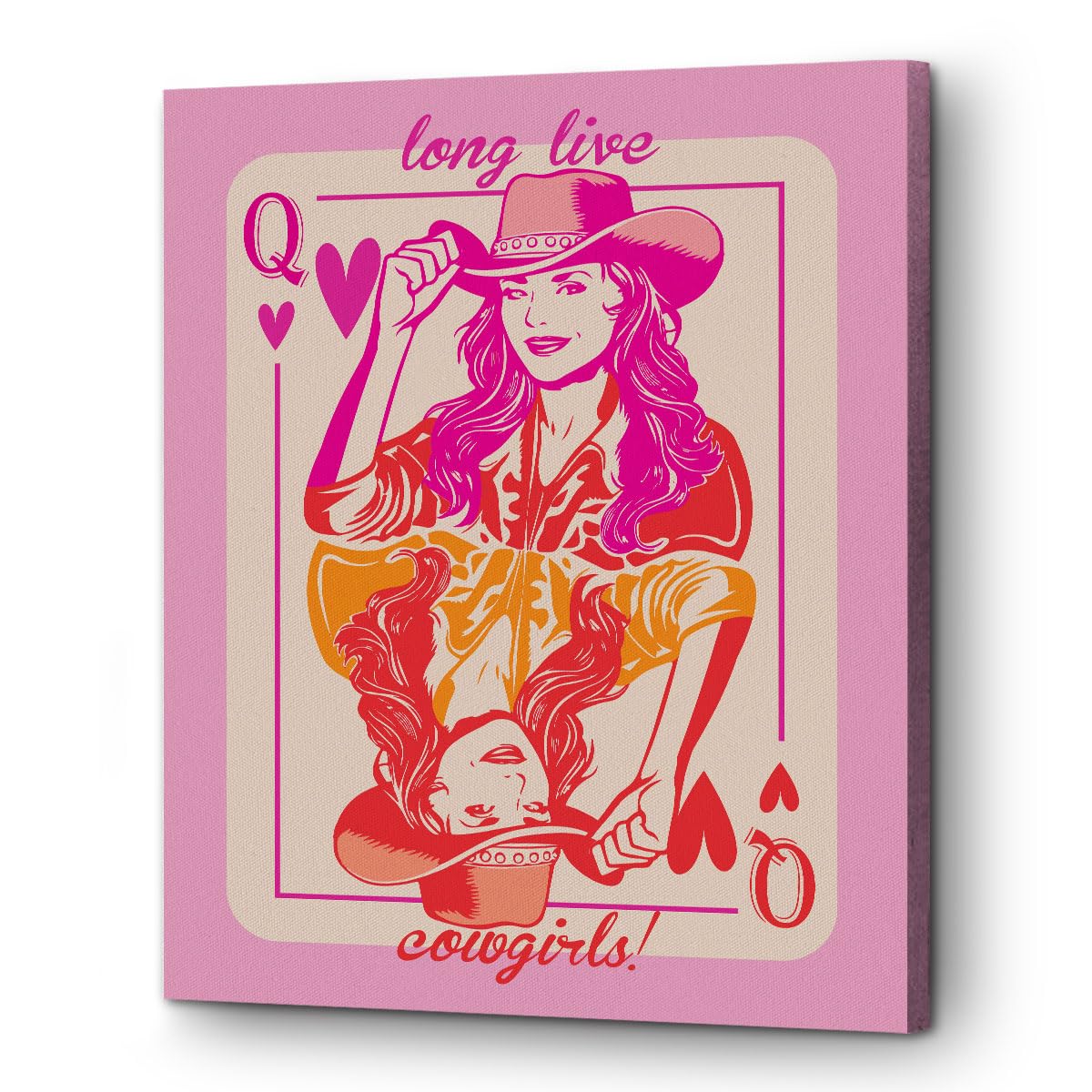 Preppy Canvas Wall Art Aesthetic Poster Girls Room Decor Quirky Girly Paintings Wall Decor