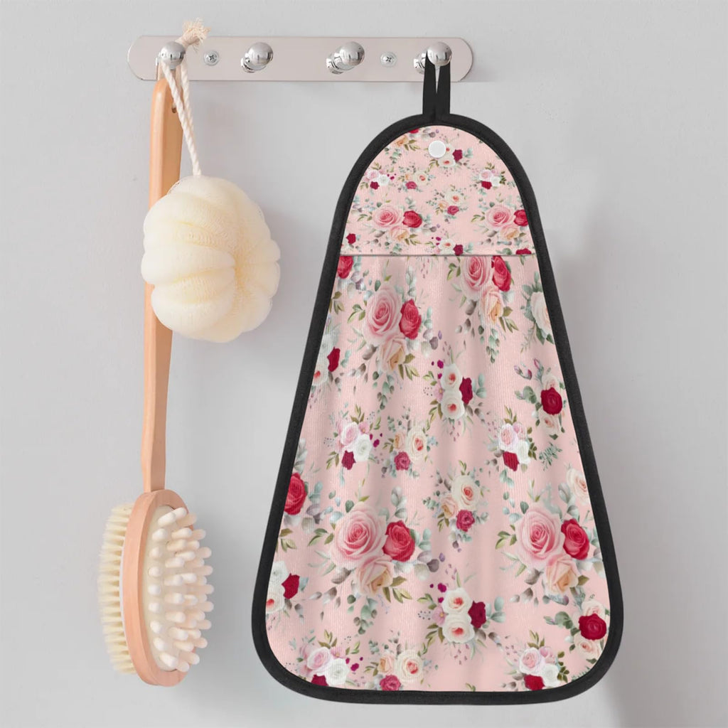 Hand Towels for Bathroom Quick Absorbent Hand Towel with Hanging Loop Washcloths for Kitchen Laundry Decor