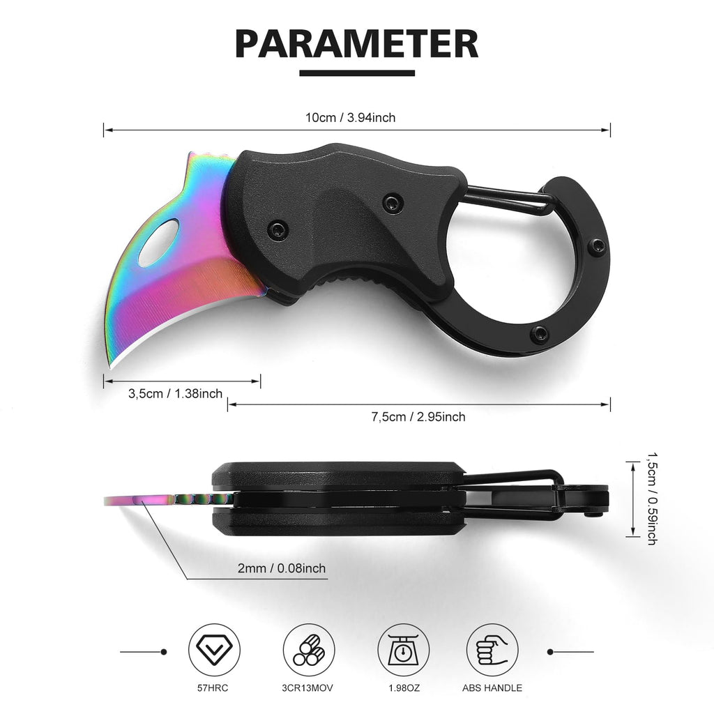 Folding Pocket Utility Knife,1.34''Blade Small EDC Knife,Pink Pocket Knife