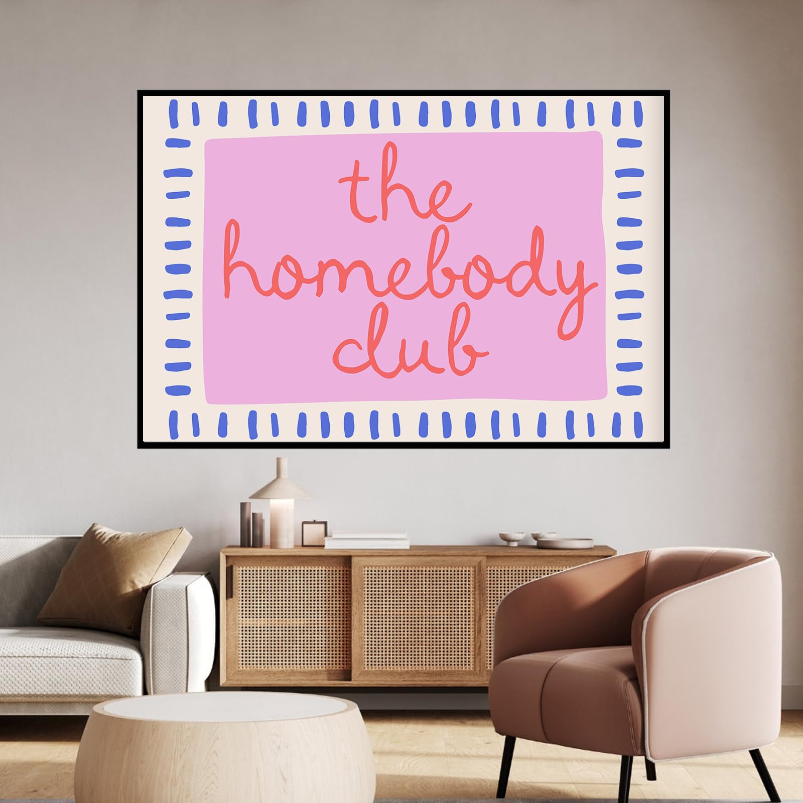 Wall Art Trendy Fun Quote Art Canvas Prints Aesthetic