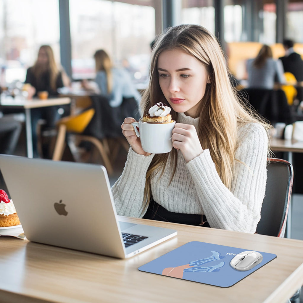 Coquette Mouse Pad, 9.5x8 Inches