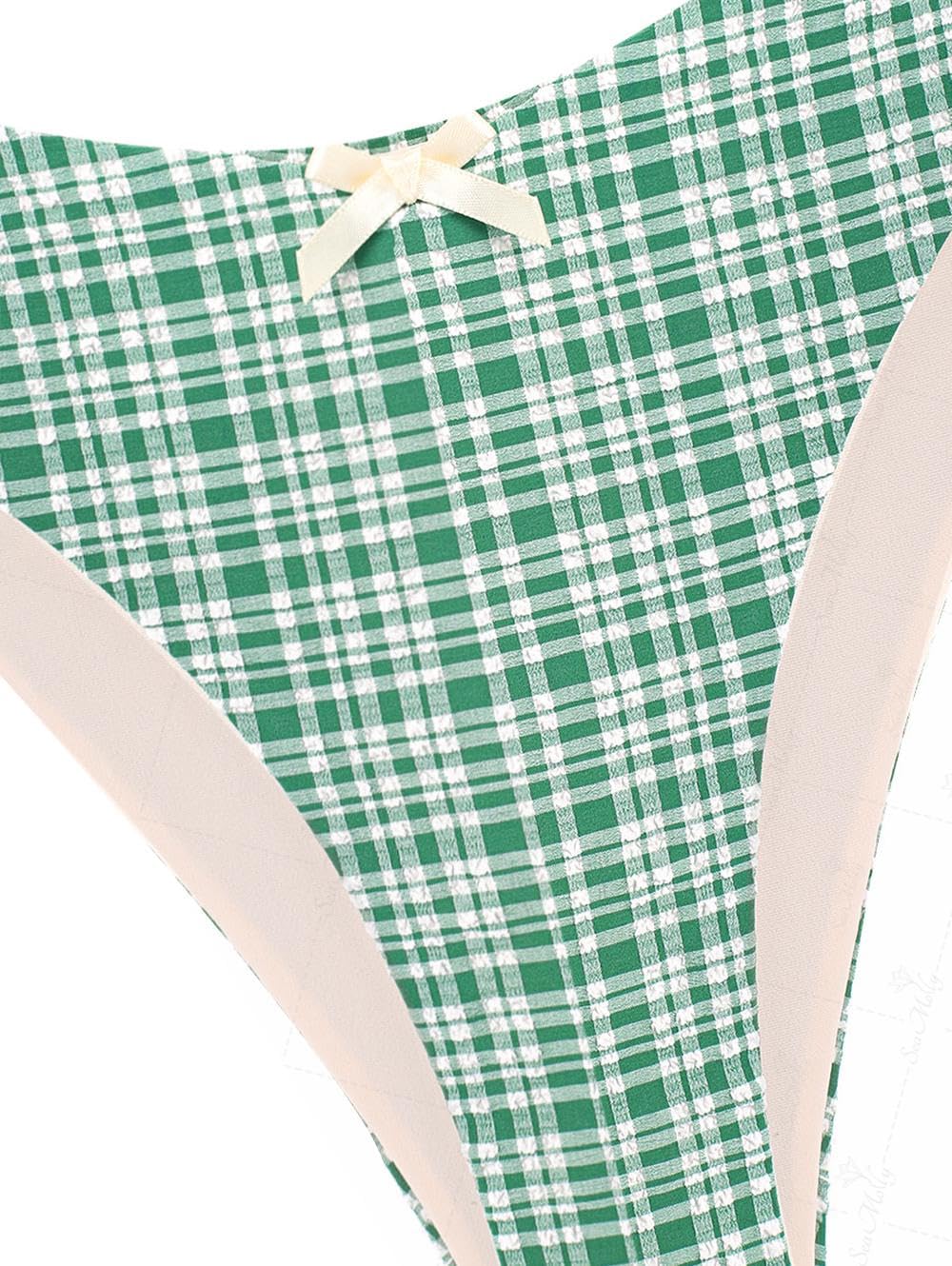 Floral Halter Tied Cheeky Tankini Set