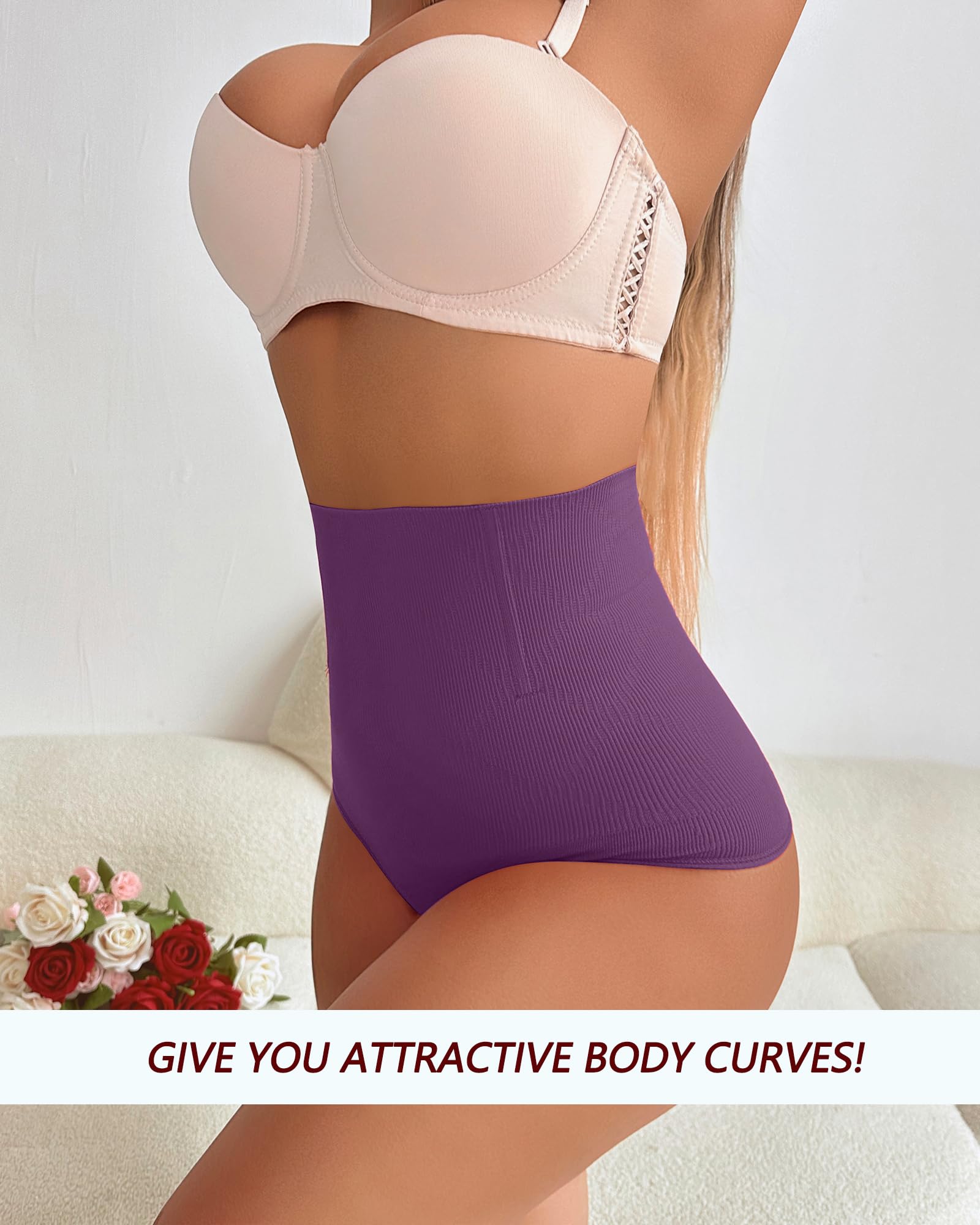 Shapewear Thong Shapewear Tummy Control Thong Shapewear for Women Stomach Girdle Thong Body Shaper Seamless Underwear