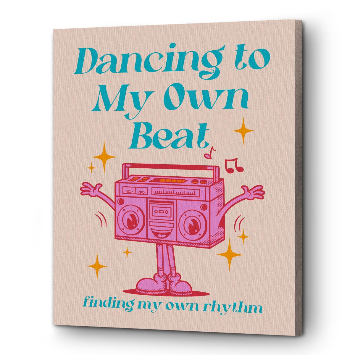 Preppy Canvas Wall Art Aesthetic Poster Girls Room Decor Quirky Girly Paintings Wall Decor