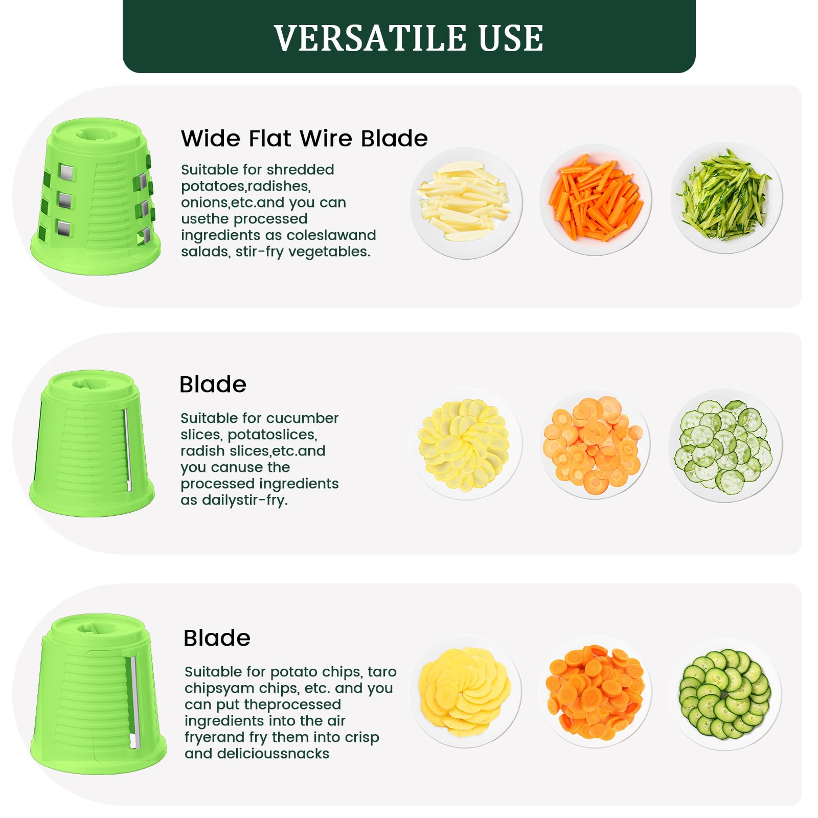 Electric Handheld Vegetable Slicer