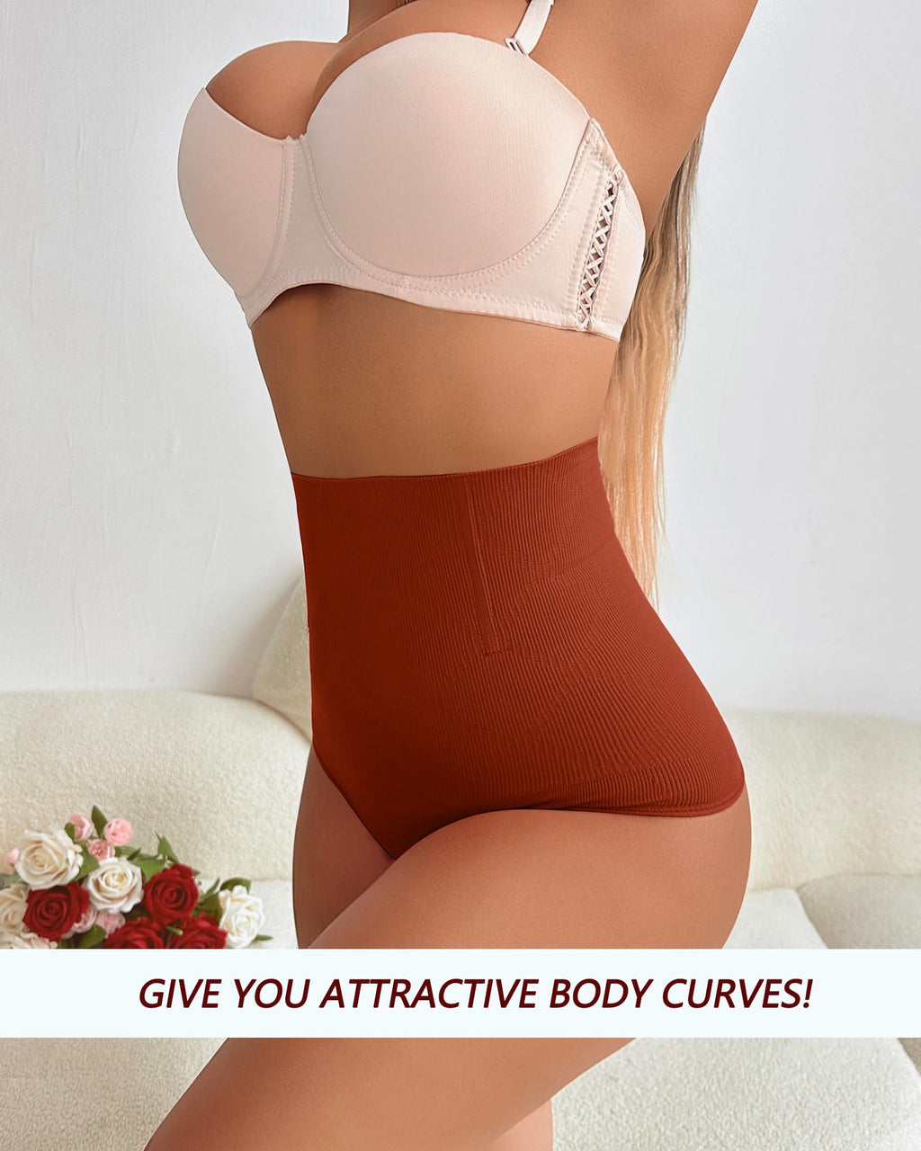 Shapewear Thong Shapewear Tummy Control Thong Shapewear for Women Stomach Girdle Thong Body Shaper Seamless Underwear
