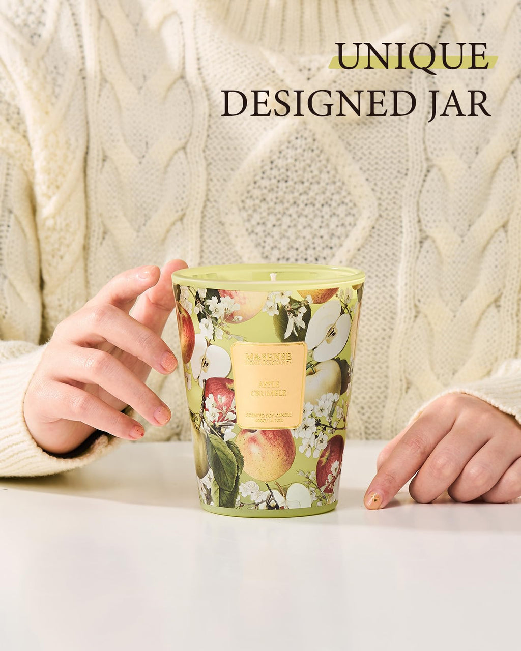 Large Soy Scented Candles, Non Toxic Natural Spring Candles 35oz 150 Hours Long Lasting Slow Burning