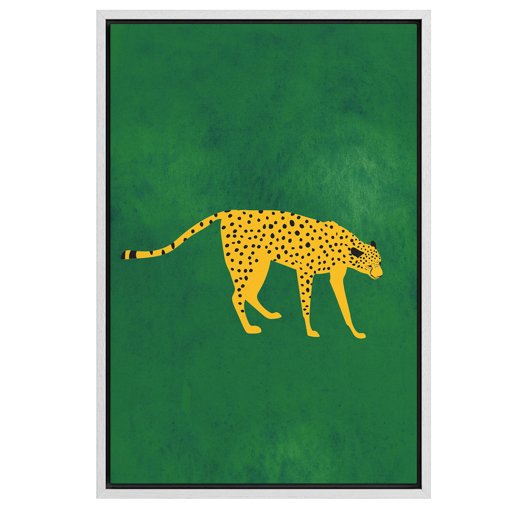 Framed Multicolored Disco Ball Canvas Print â€?Preppy Wall Art for Living Room, Bedroom, or Office