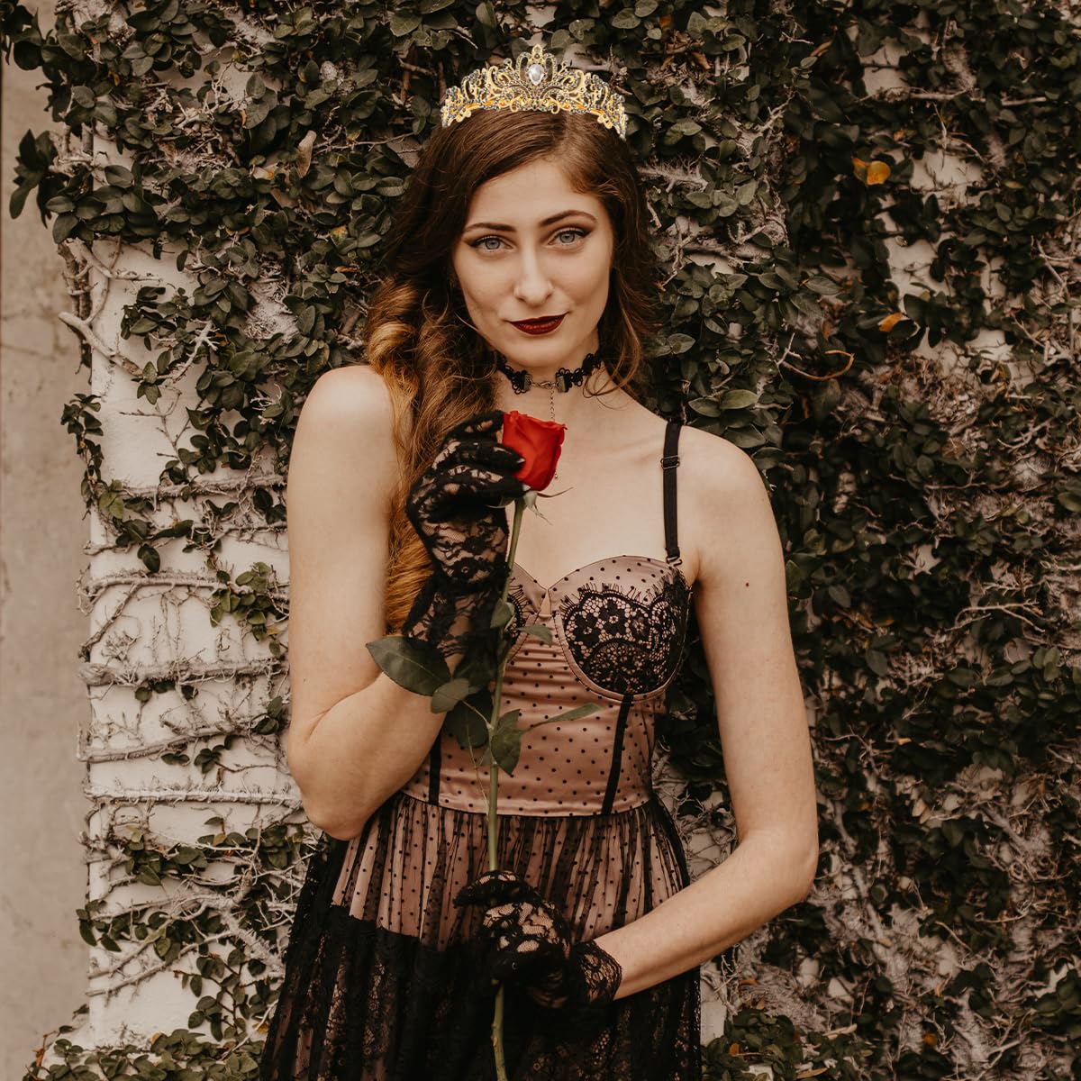 Princess Crystal Tiara Crown Headband Elegant Crown With Combs