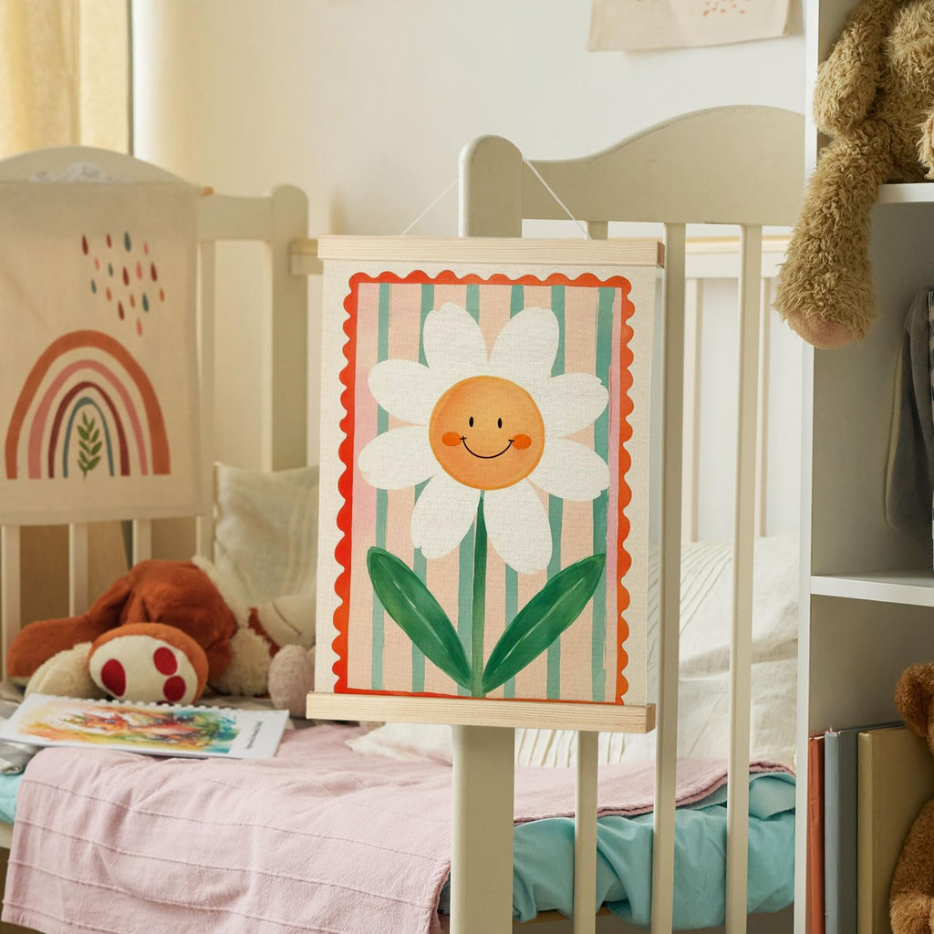 Coquette Teacher Wall Decor - Preppy Teacher Wall Art with Wooden Poster Hanger, for Office & Classroom, 12x16 Inch