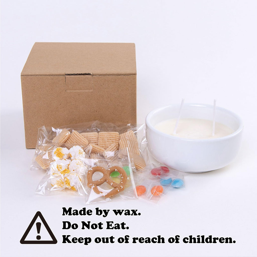 Cereal Bowl with Metal Spoon Scented Soy Candle