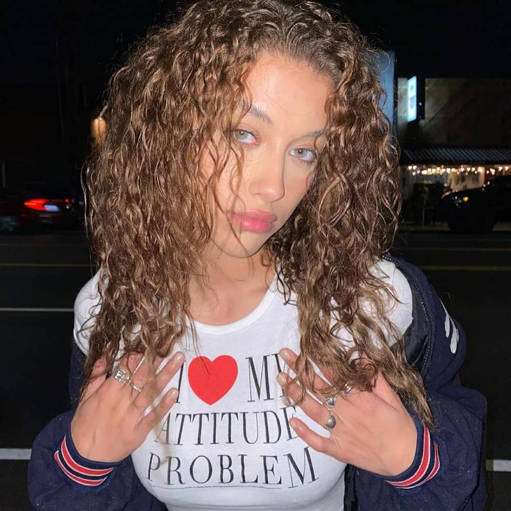 Y2k Graphic Baby Tees Summer Crop Top for Women