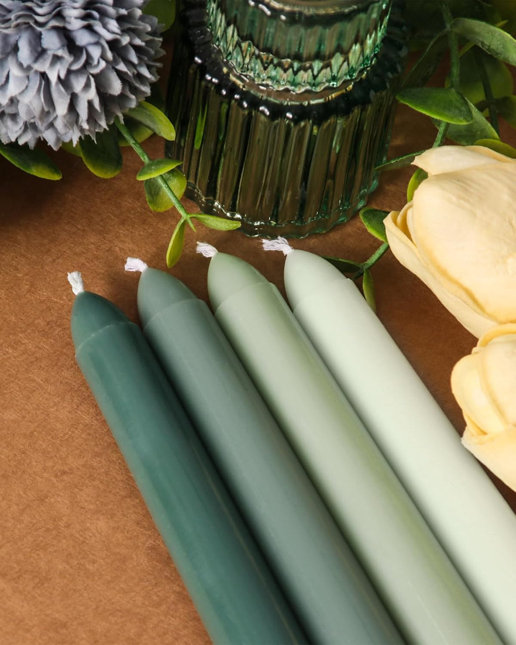 Taper Candles Unscented Smokeless Long Tall Tapered Candle for Candlesticks SticksHome Decor Dinner