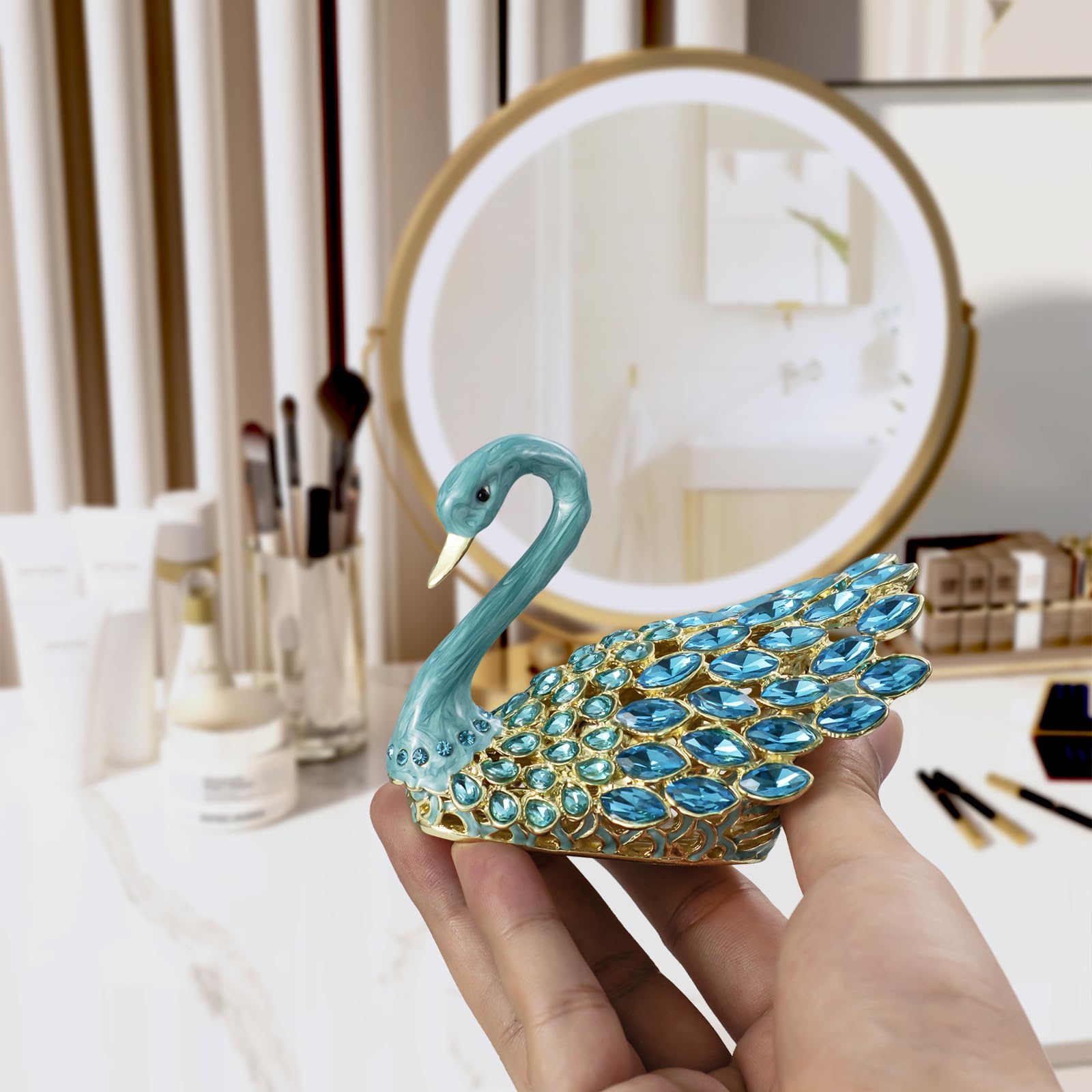 Jewelry Trinket Box Decorative Vintage Style Jewelry Organizer