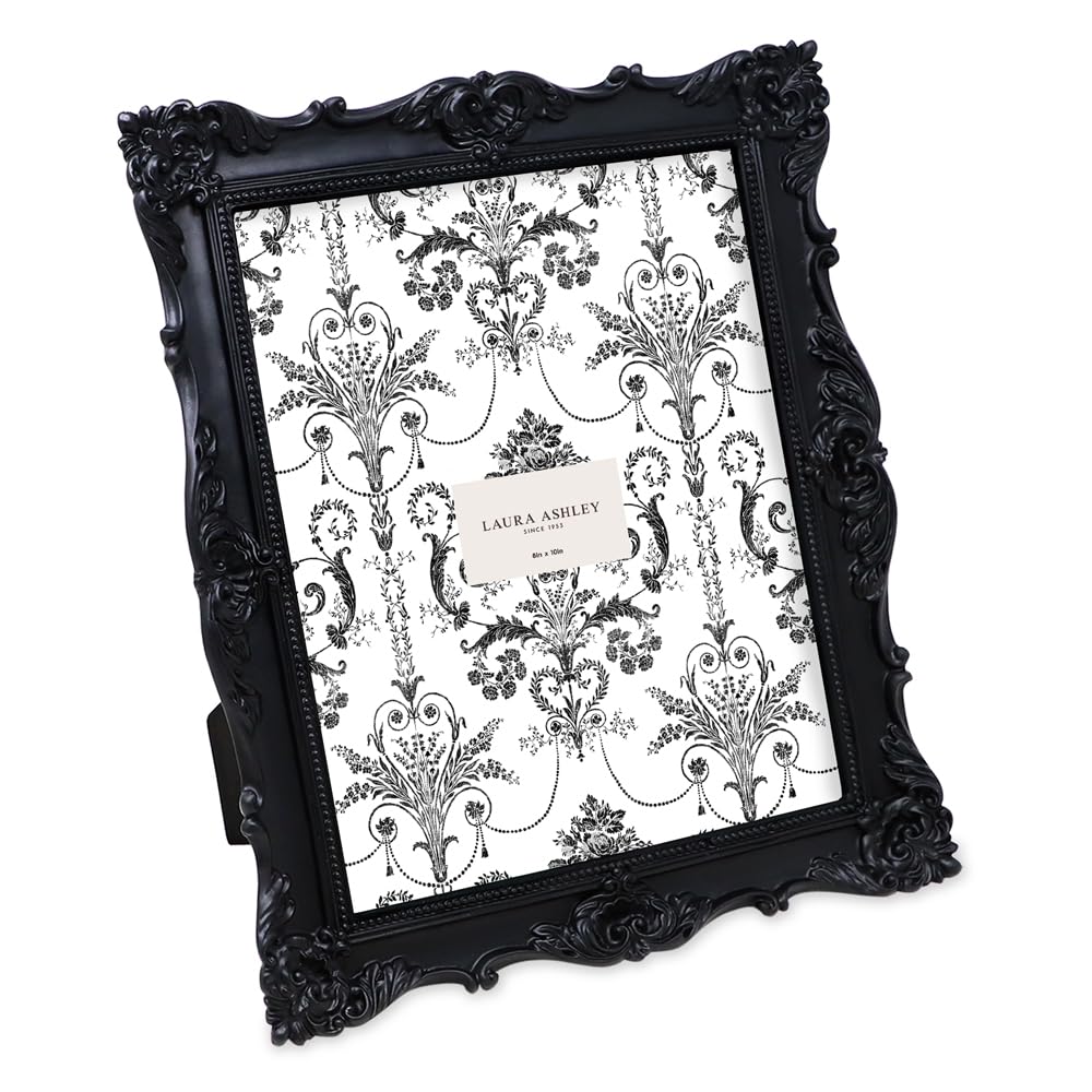 Resin Picture Frame â€?Handcrafted Floral Design with Easel for Tabletop and Wall Display