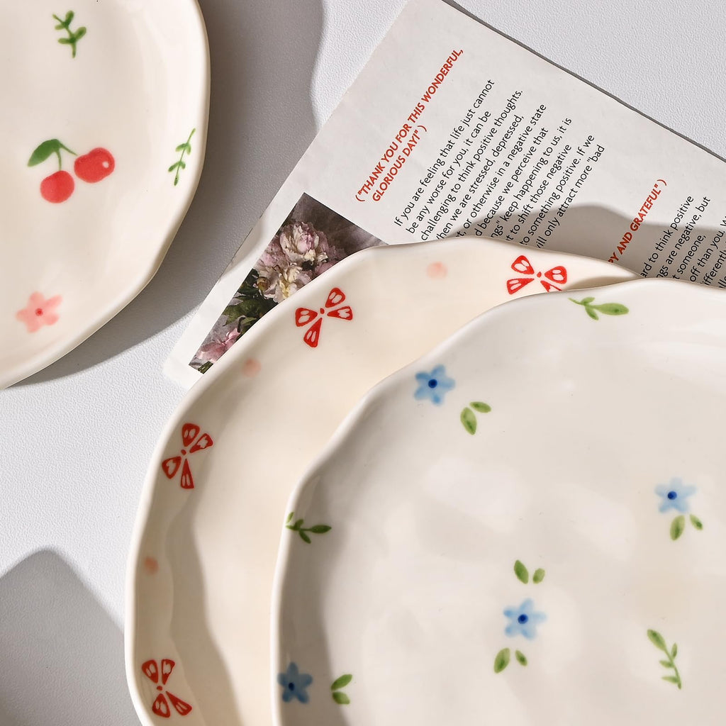 Ceramic Dessert Plates, Cute Creative Dinner Plates Design