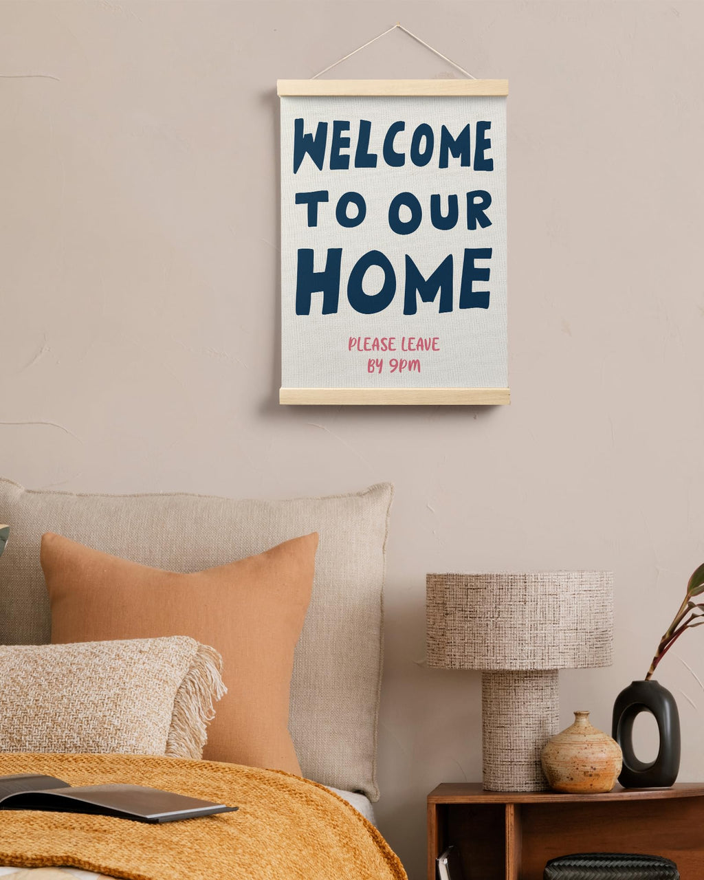 Trendy Preppy Poster Hanger Frame, Aesthetic Wall Art Decor