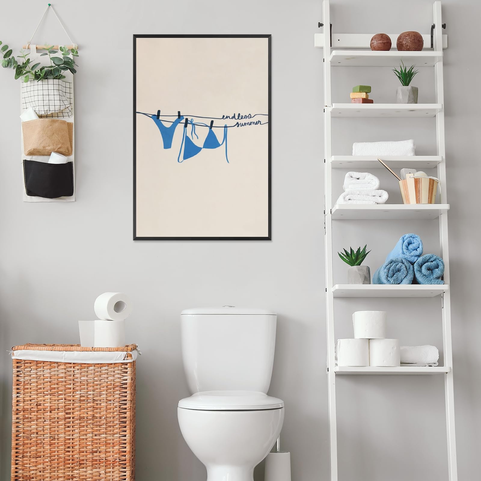 Ocean Inspired Aesthetic Print Coquette Wall Art Fun and Cute Decor