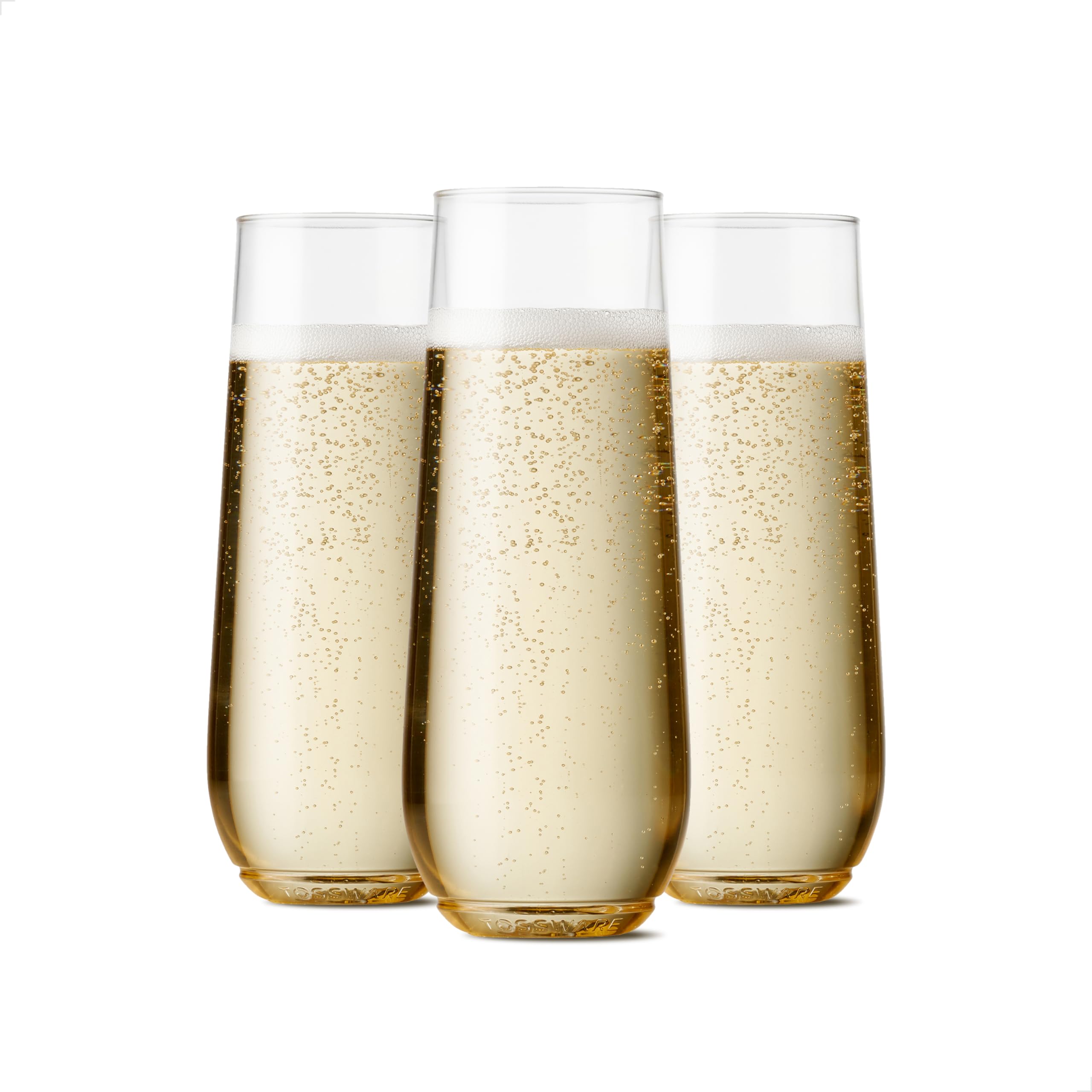 Premium Quality, Recyclable, Unbreakable Plastic Champagne Glasses