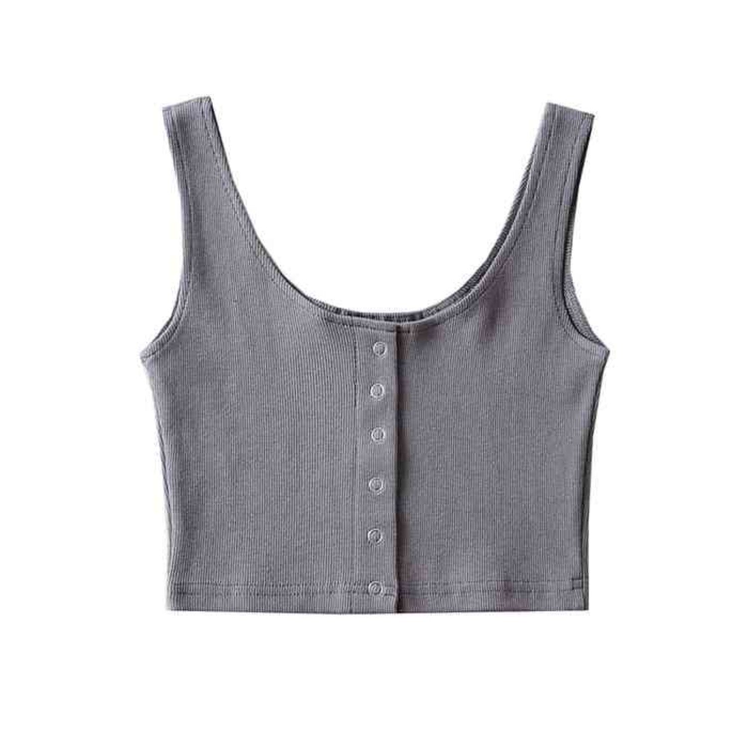 Threaded Elastic Vest Women's Top