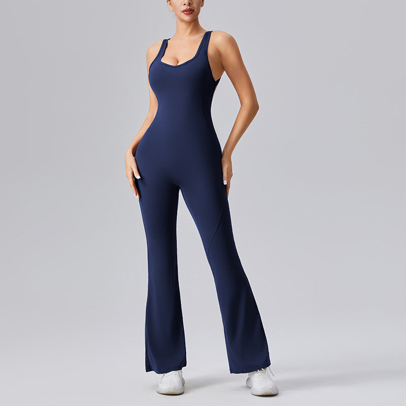 Women Backless Sleeveless Jumpsuit