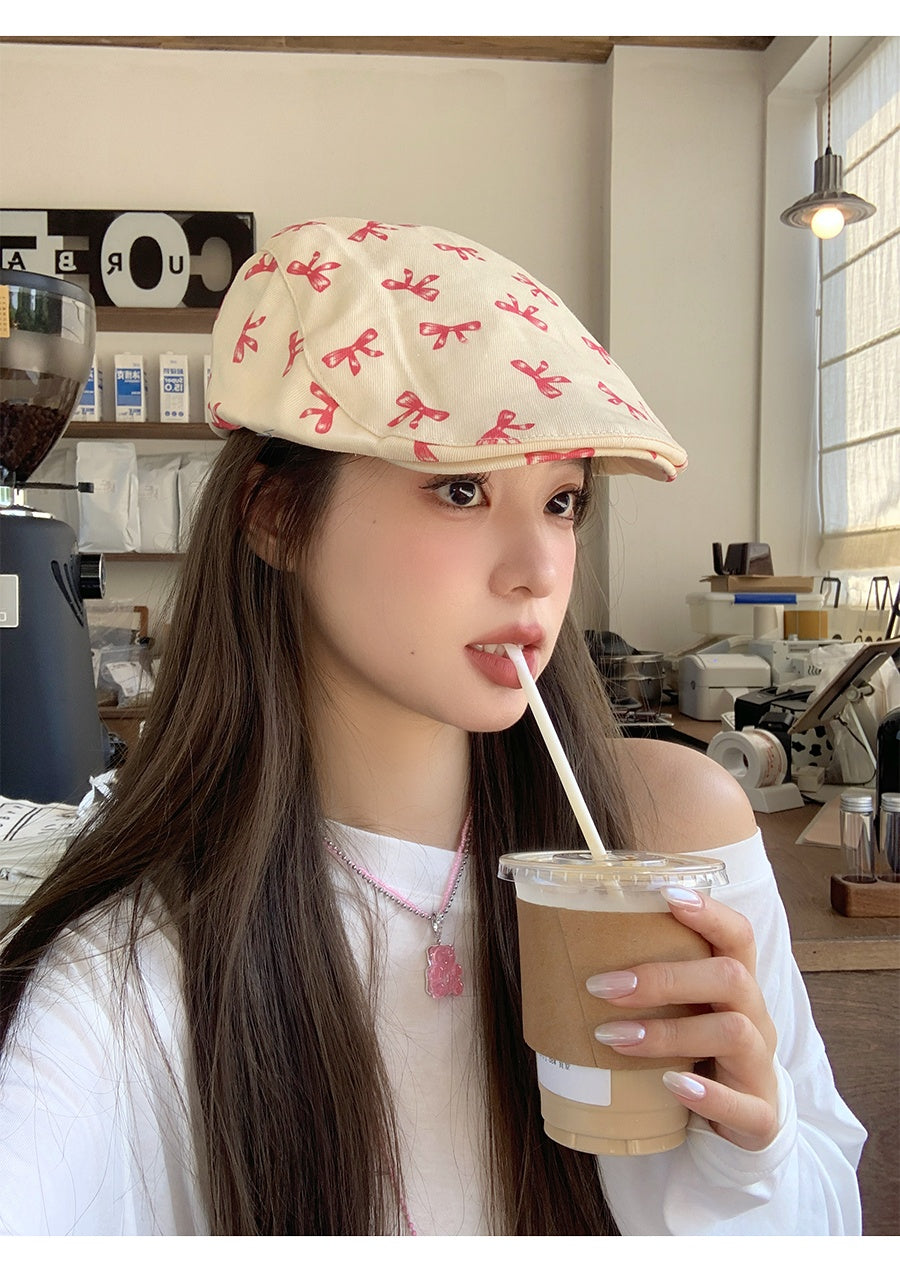 Female Bow Hats Female Summer And Autumn