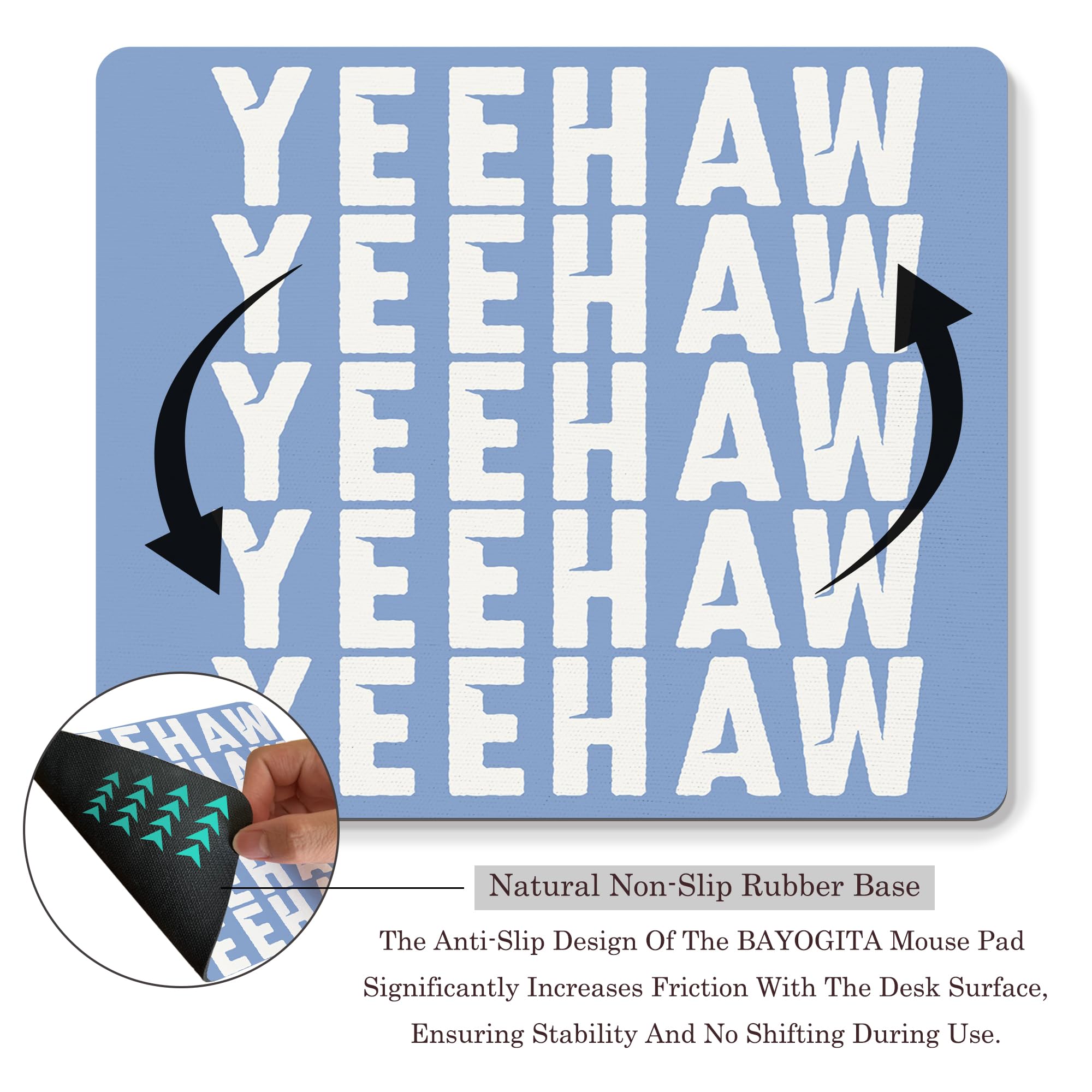 Coquette Mouse Pad, 9.5x8 Inches