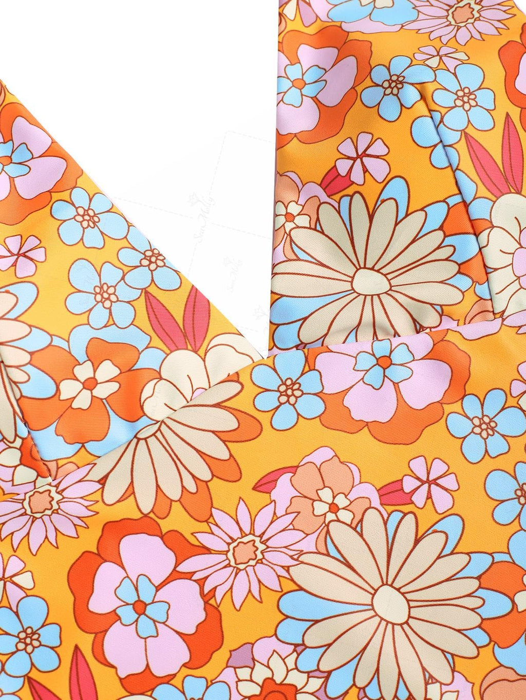 Floral Halter Tied Cheeky Tankini Set