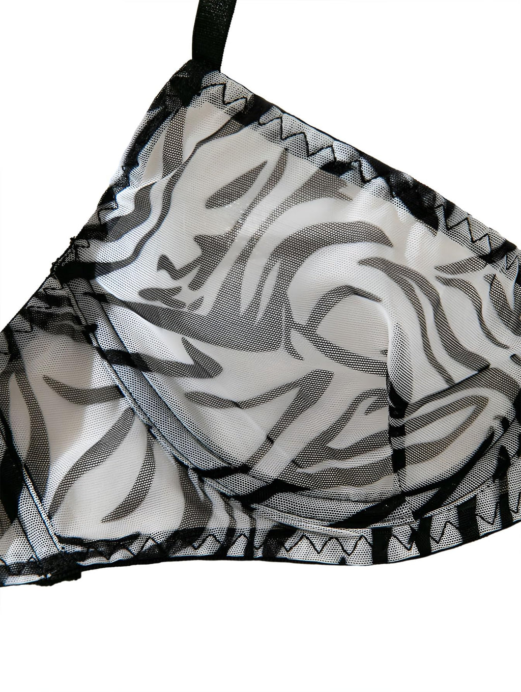 Sexy Mesh Sheer Push Up Lingerie Set