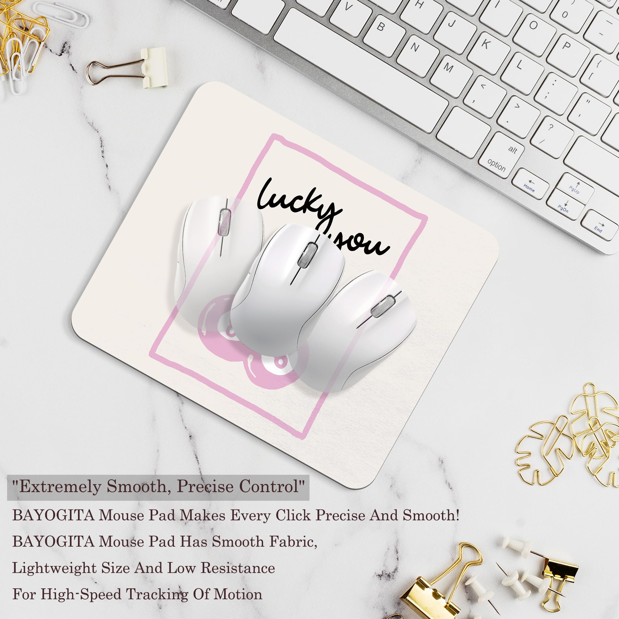 Coquette Mouse Pad, 9.5x8 Inches